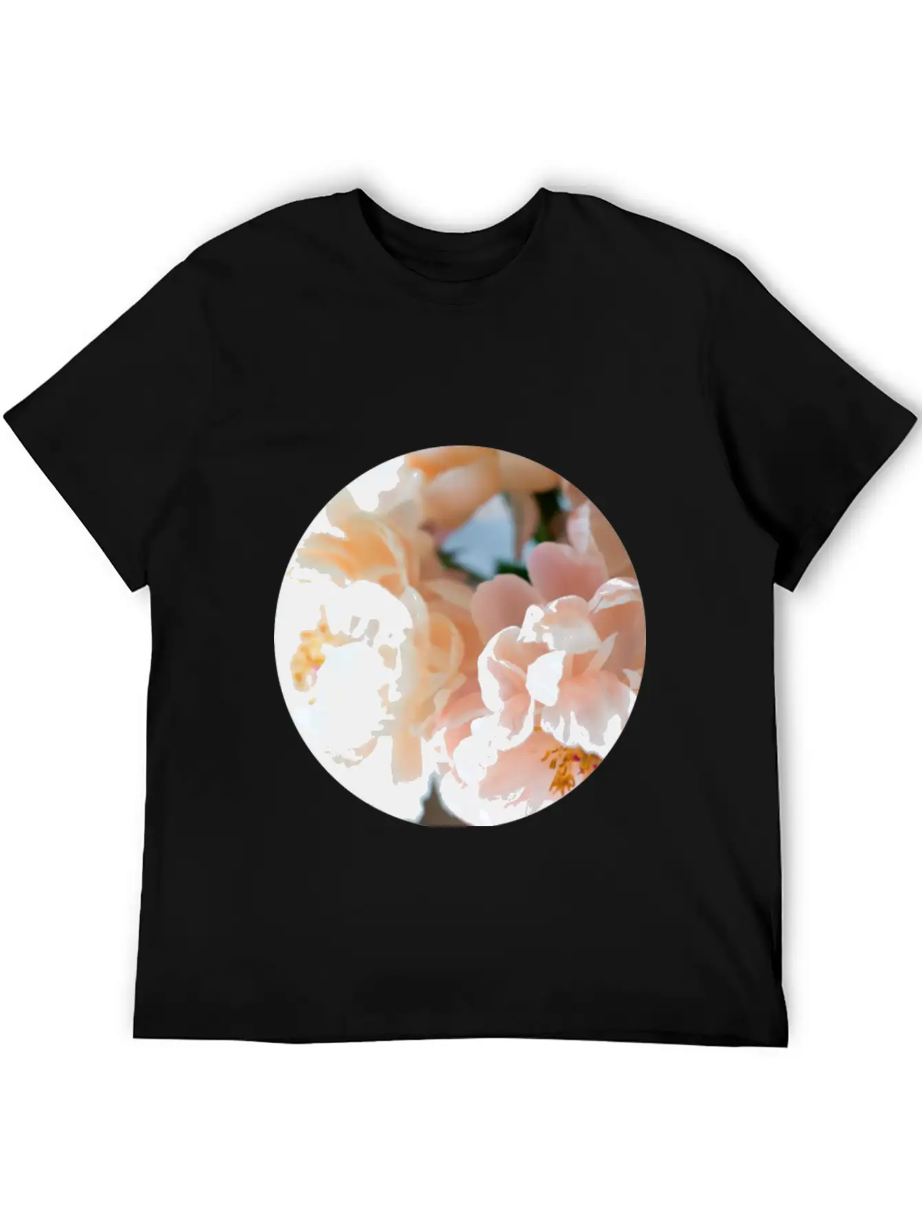 Flower Circle Stylish Everyday T-Shirt – Unisex Basic Cotton Tee