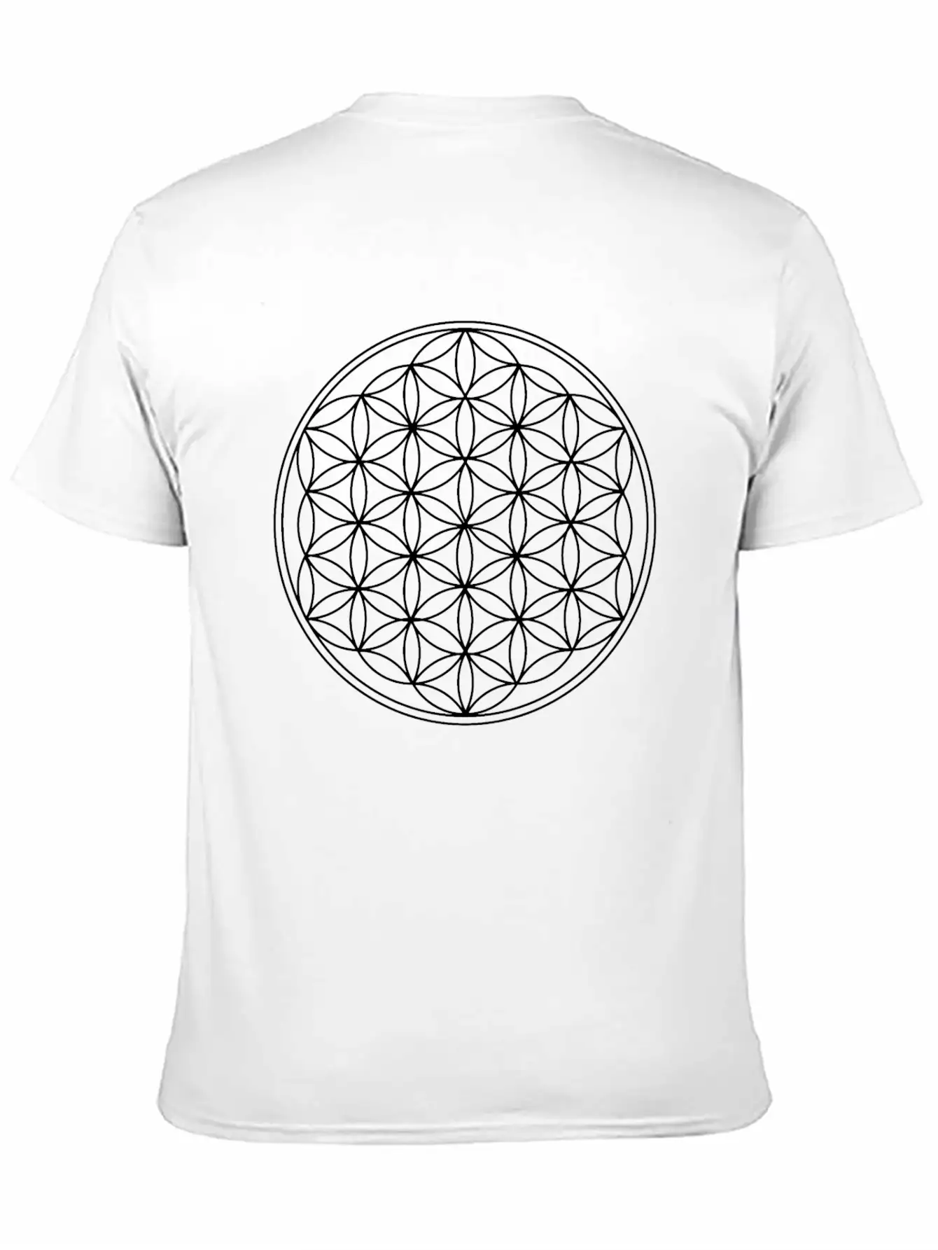 Flower Of Life Creation Basic Graphic T-Shirt – Daily Comfort In Soft Cotton