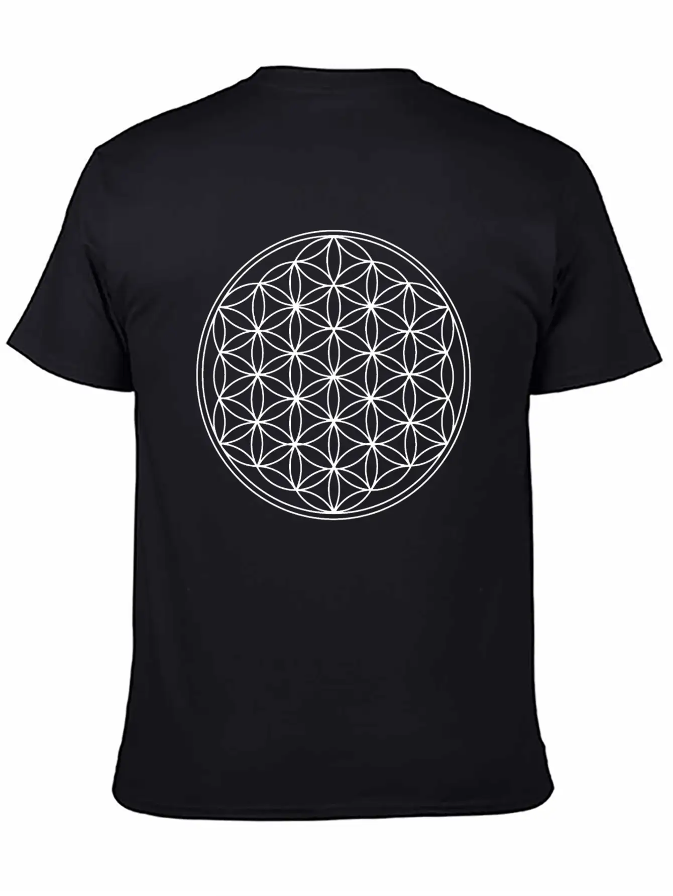 Flower Of Life Creation Basic Graphic T-Shirt – Daily Comfort In Soft Cotton