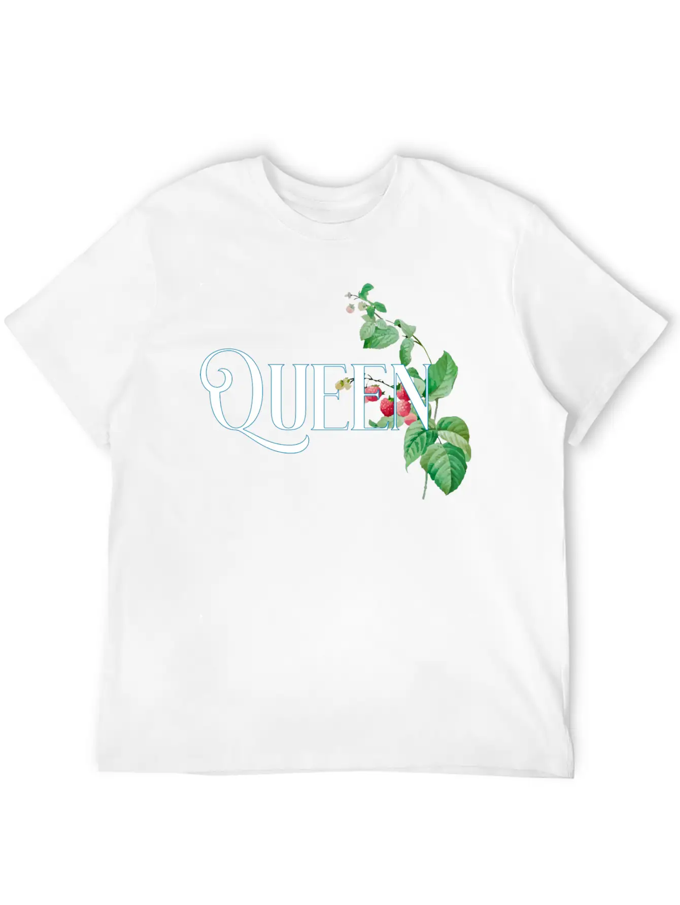 Flower Queen Couple Basic Graphic T-Shirt – Daily Comfort In Soft Cotton