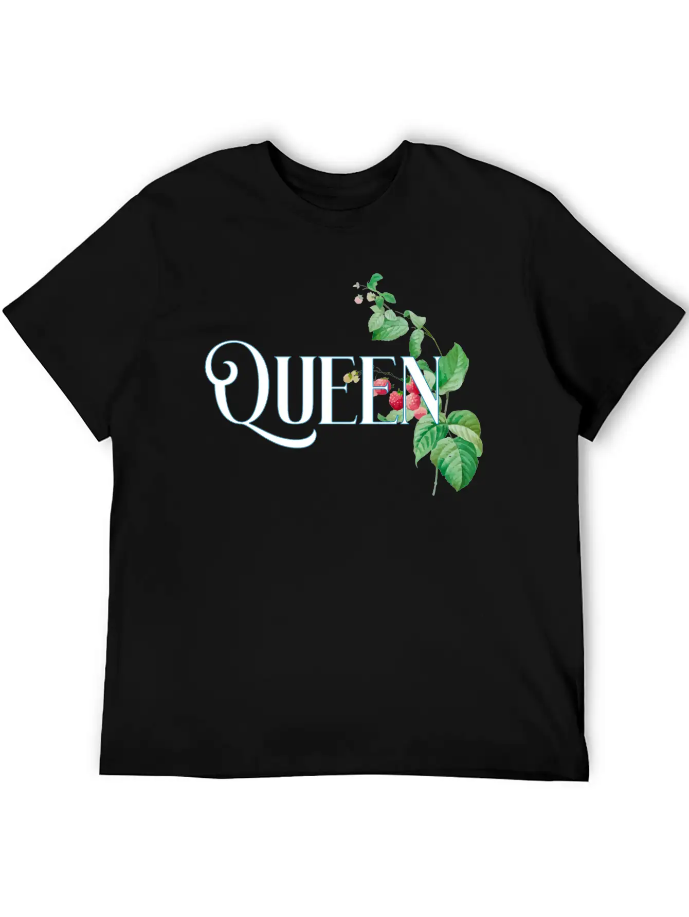 Flower Queen Couple Basic Graphic T-Shirt – Daily Comfort In Soft Cotton
