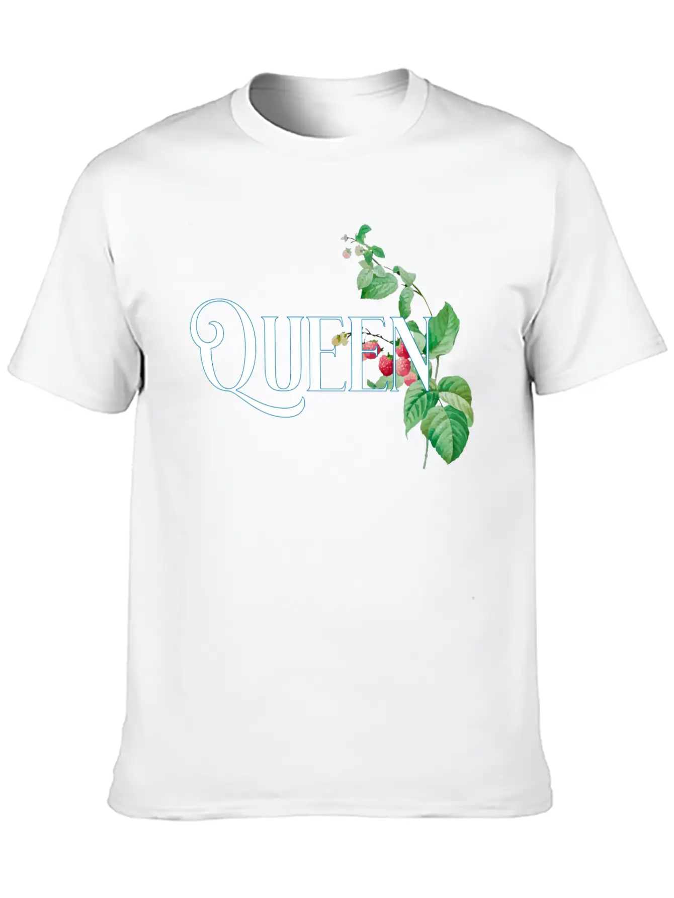 Flower Queen Couple Basic Graphic T-Shirt – Daily Comfort In Soft Cotton