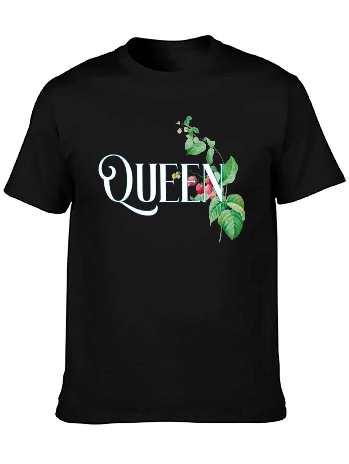 Flower Queen Couple Basic Graphic T-Shirt – Daily Comfort In Soft Cotton