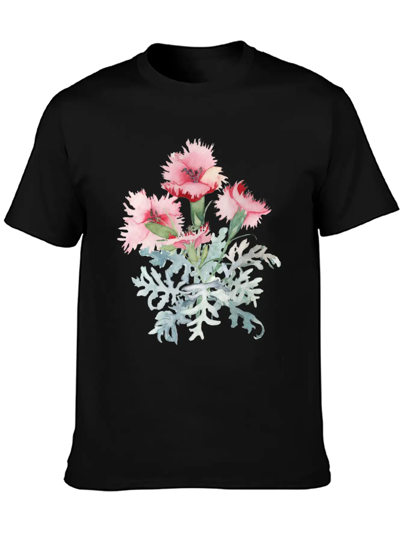 Flowers Essential Unisex Summer Tee – Soft Cotton Casual Fit