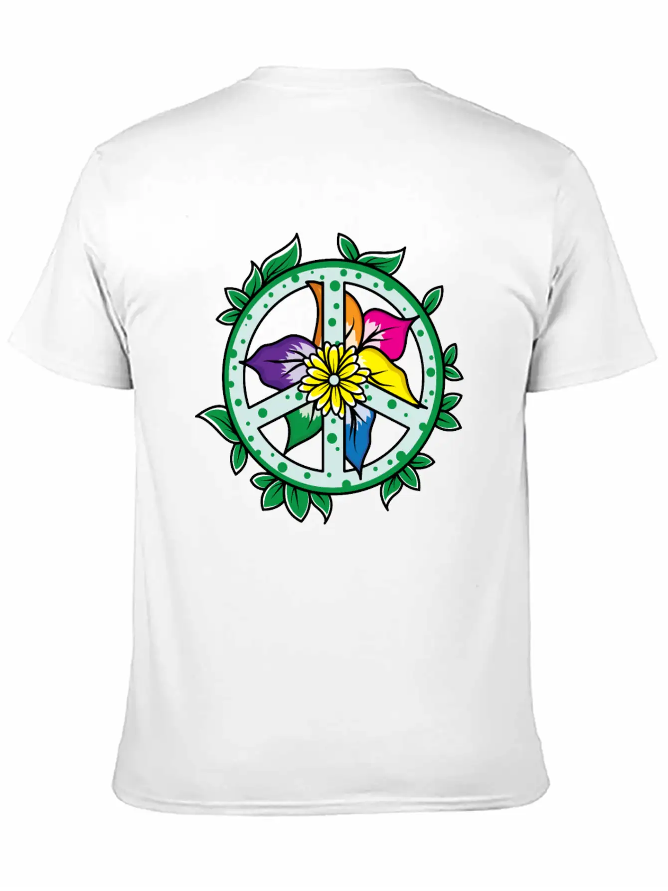 Flowers Leaves Flower Petals Garden Plants Peace Relaxed Everyday Tee – Lightweight And Durable Cotton
