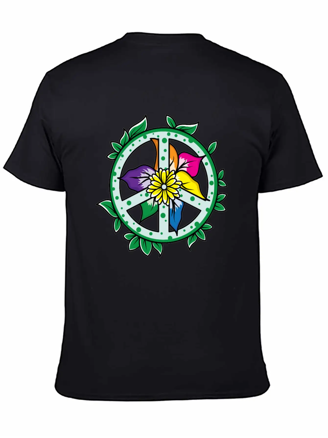Flowers Leaves Flower Petals Garden Plants Peace Relaxed Everyday Tee – Lightweight And Durable Cotton