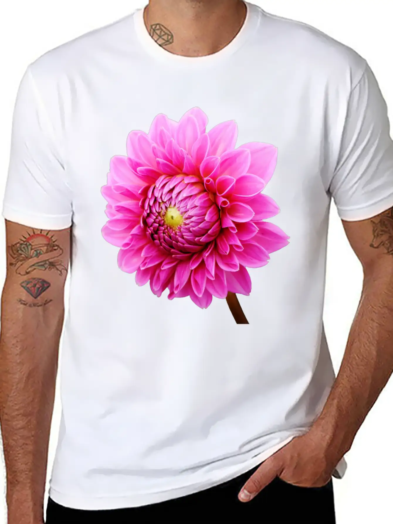 Flowers Lilies Tulips Orchids Sunflower Dahlia Ger Essential Unisex Summer Tee – Soft Cotton Casual Fit