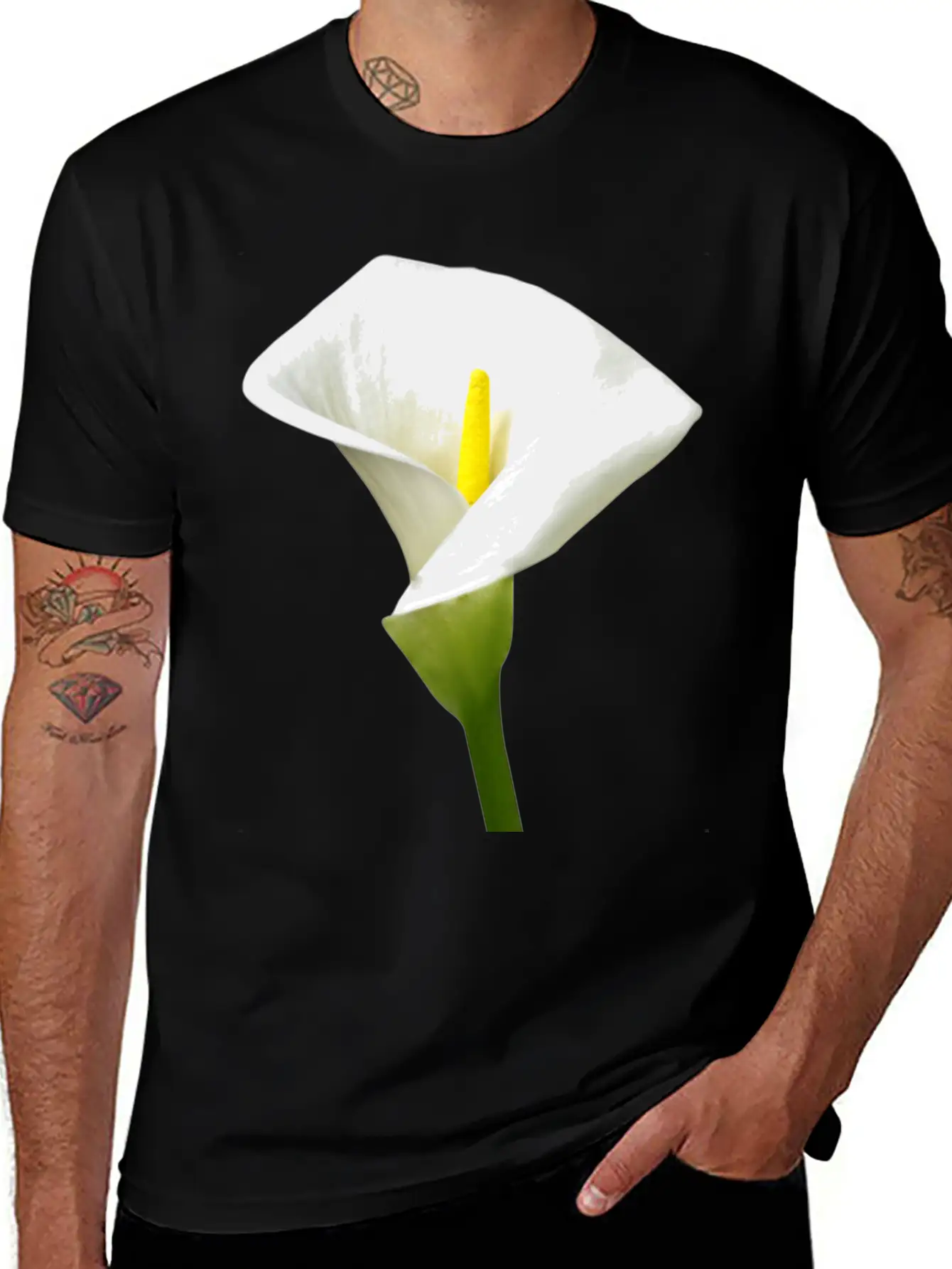 Flowers Lilies Tulips Orchids Sunflower Dahlia Ger Stylish Everyday T-Shirt – Unisex Basic Cotton Tee