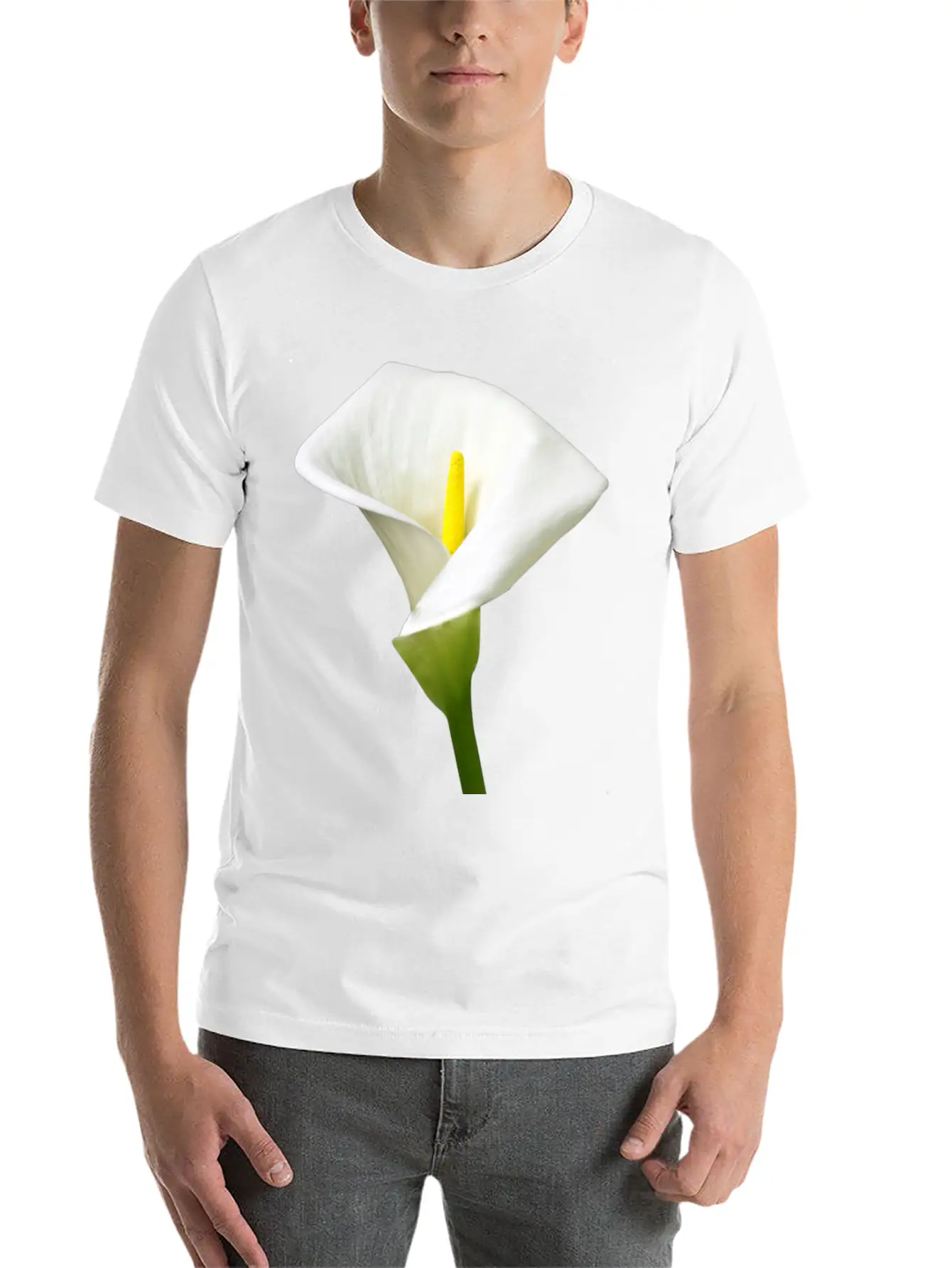 Flowers Lilies Tulips Orchids Sunflower Dahlia Ger Stylish Everyday T-Shirt – Unisex Basic Cotton Tee