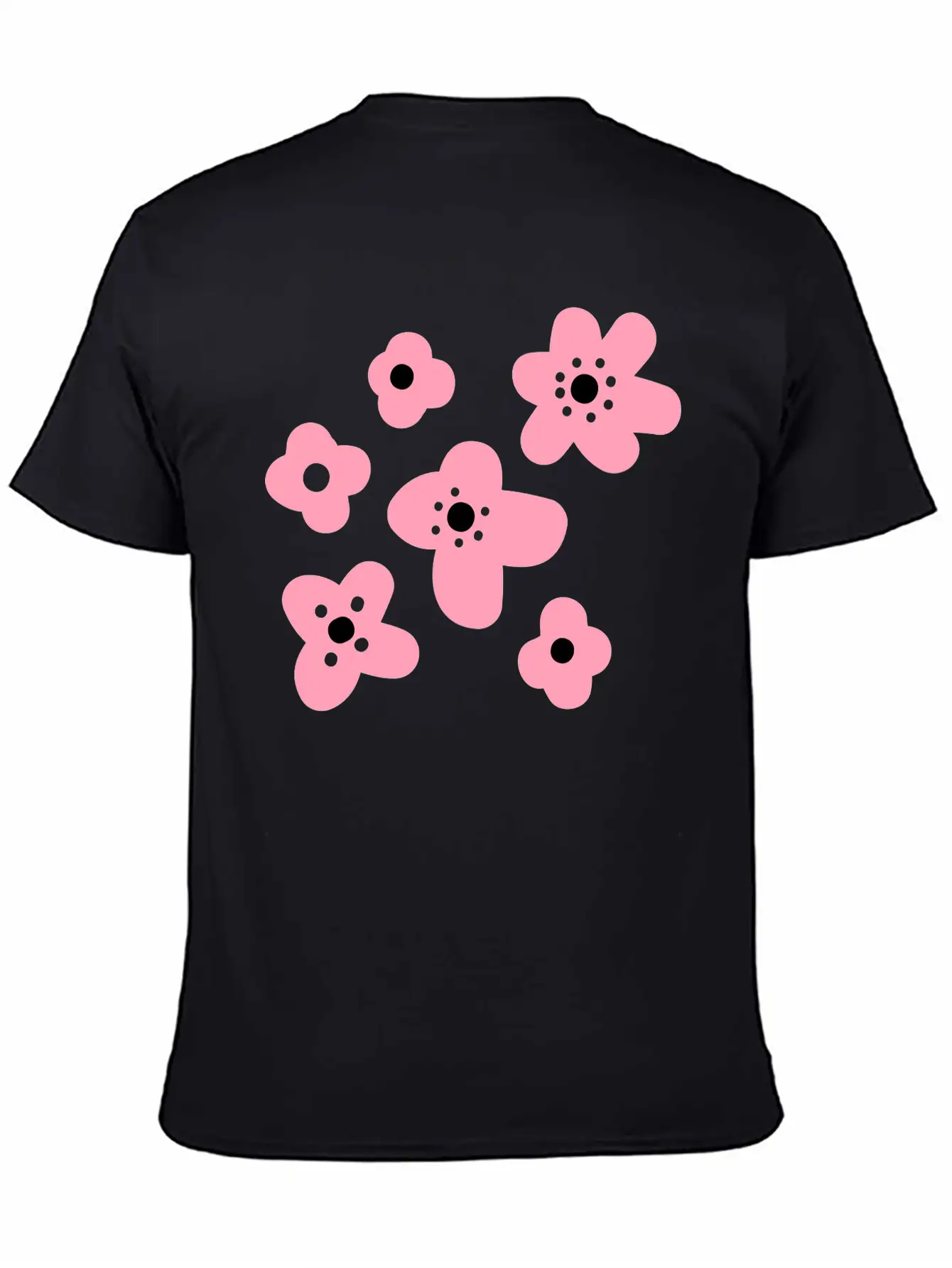 Flowers Unisex Short Sleeve Soft Cotton T-Shirt – Casual Everyday Wear