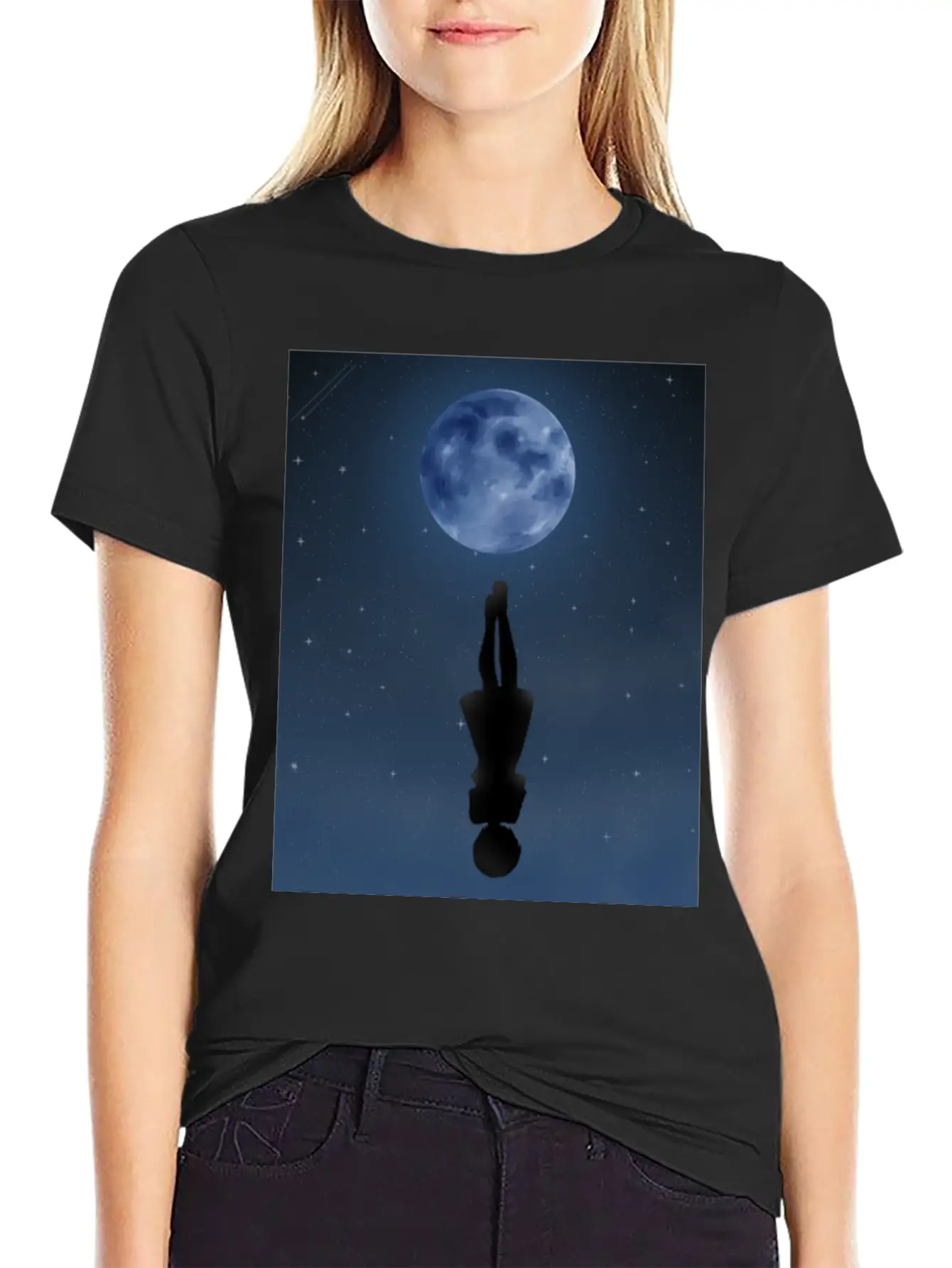 Fly Me To The Moon Timeless Short Sleeve Tee – Comfy And Minimalist Design