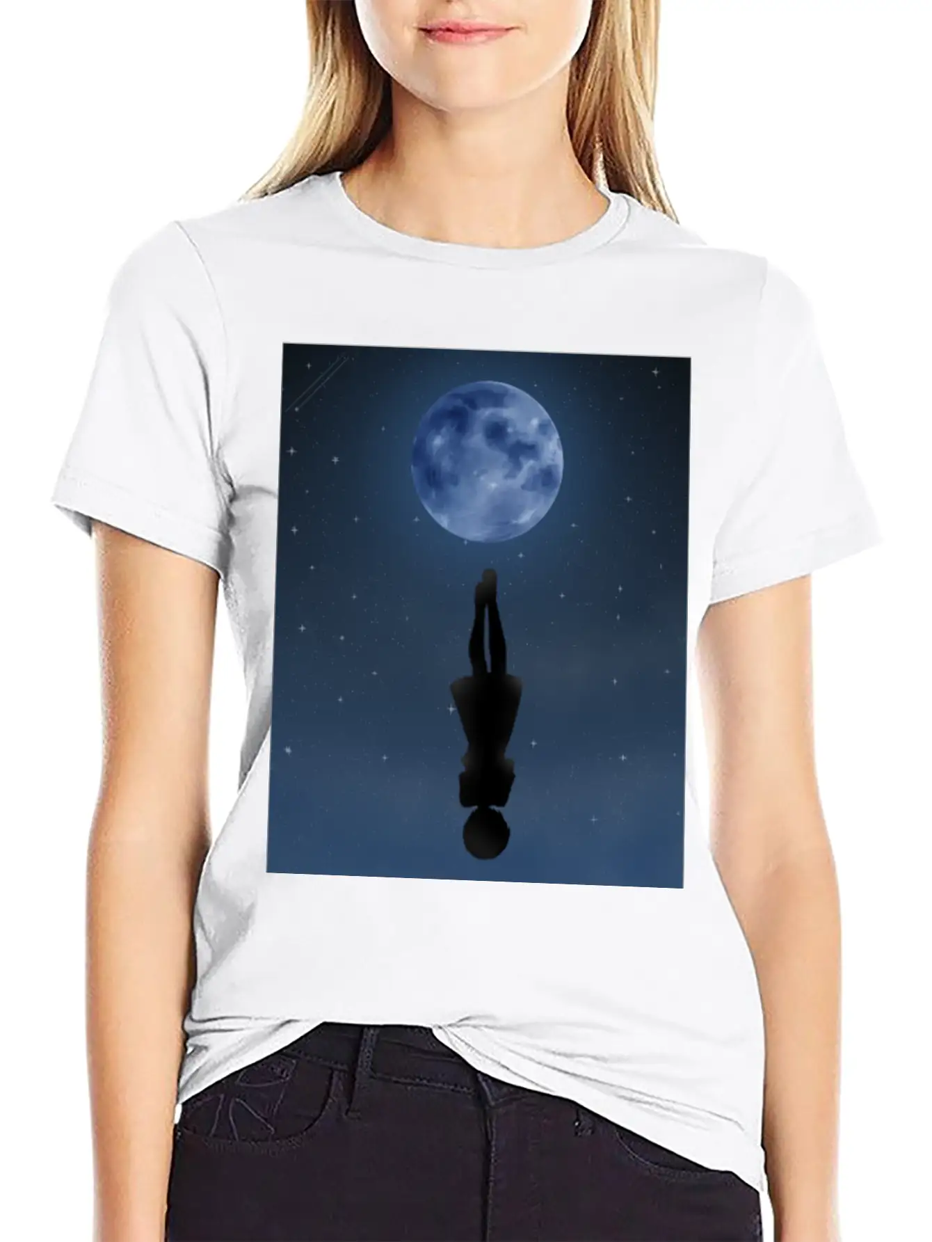 Fly Me To The Moon Timeless Short Sleeve Tee – Comfy And Minimalist Design