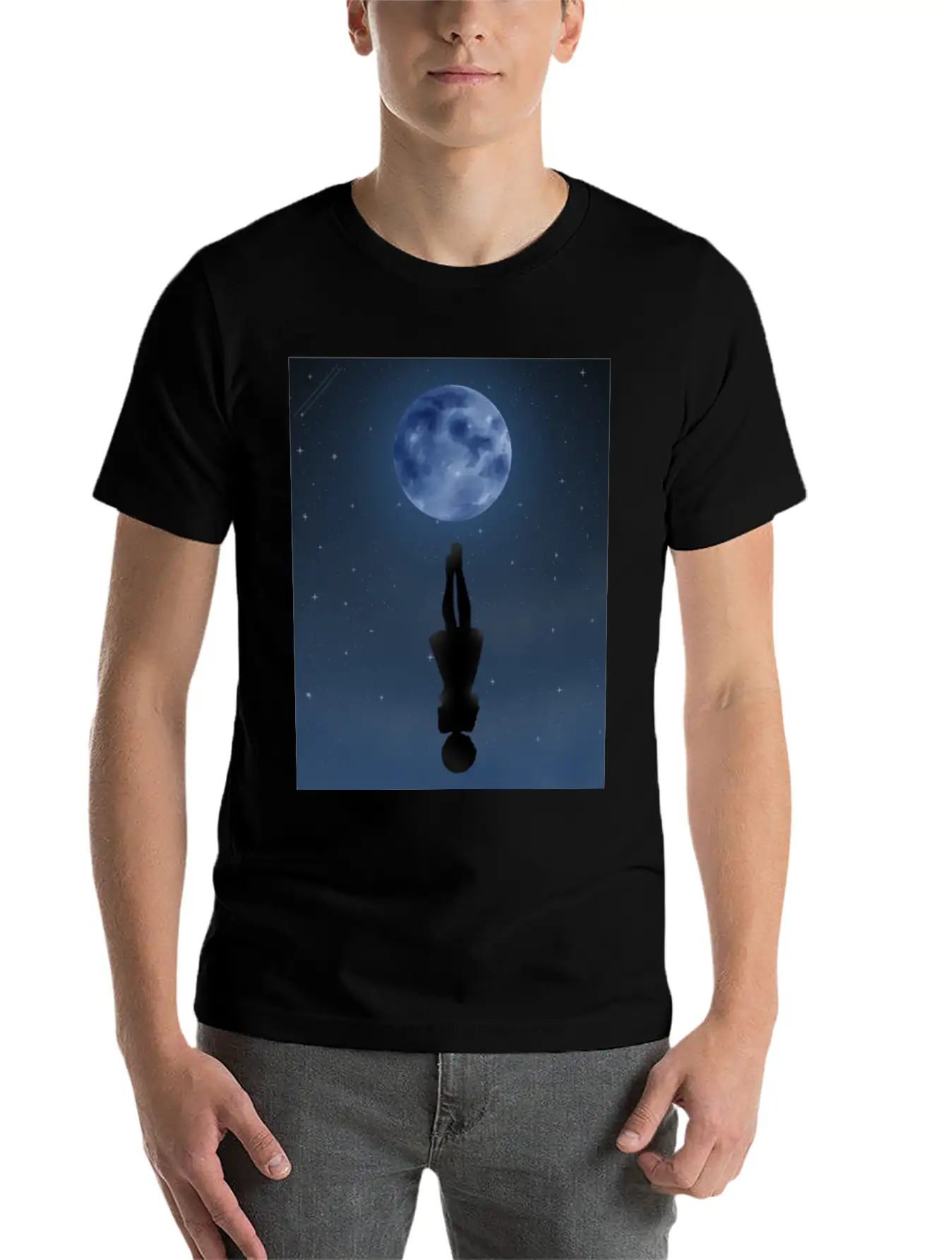 Fly Me To The Moon Timeless Short Sleeve Tee – Comfy And Minimalist Design