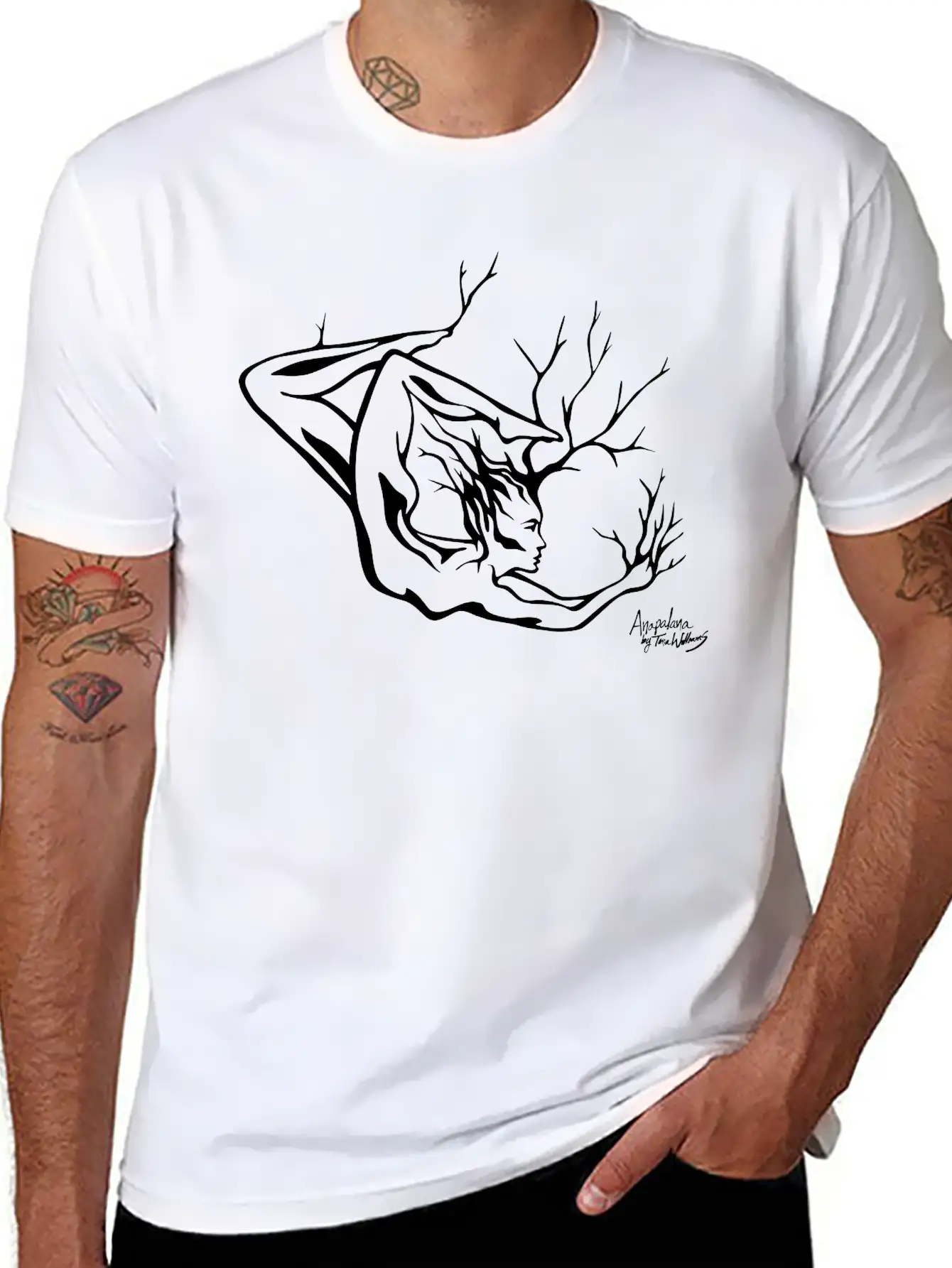 Flying Tree Dancer 1 Stylish Everyday T-Shirt – Unisex Basic Cotton Tee