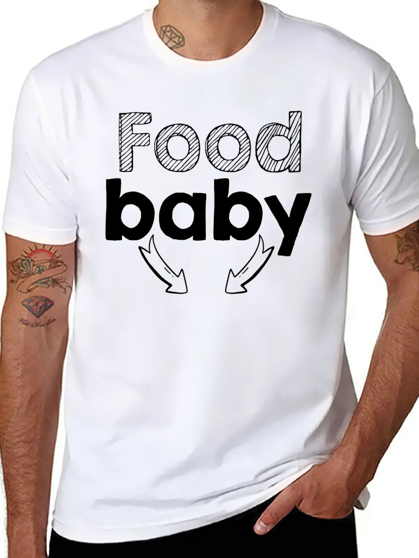 Food Baby Stylish Everyday T-Shirt – Unisex Basic Cotton Tee