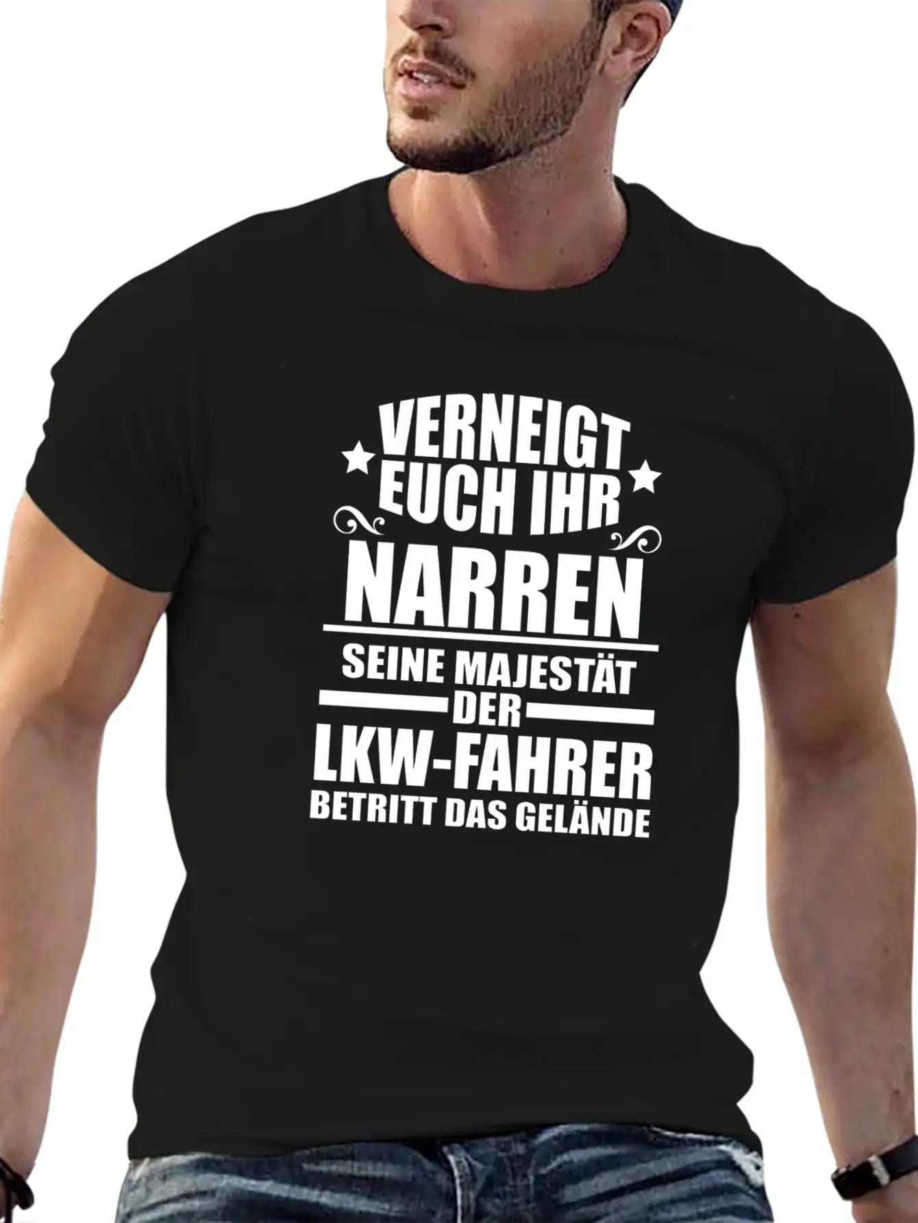 Fool Truck Driver Gift Unisex Short Sleeve Soft Cotton T-Shirt – Casual Everyday Wear
