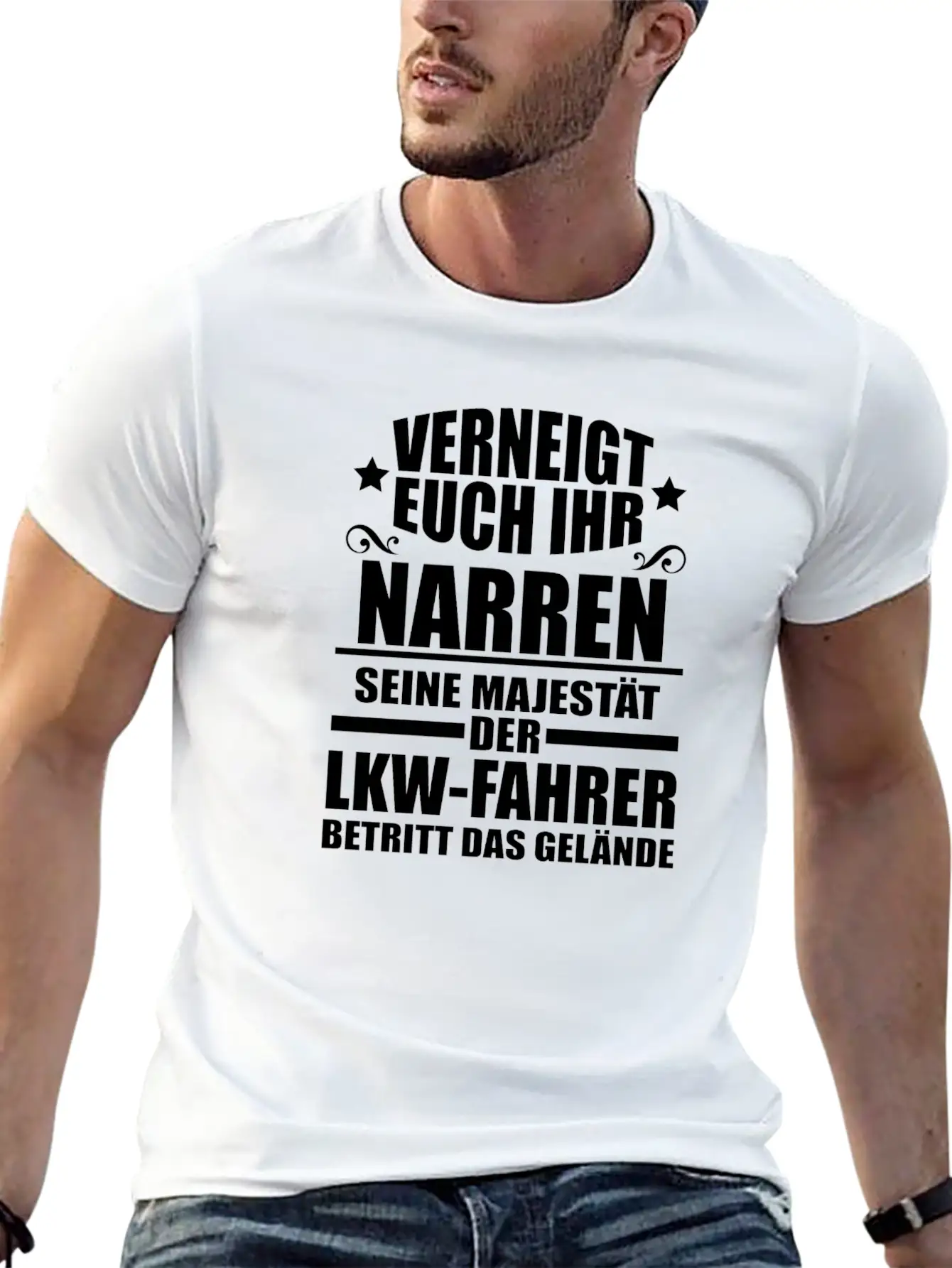 Fool Truck Driver Gift Unisex Short Sleeve Soft Cotton T-Shirt – Casual Everyday Wear