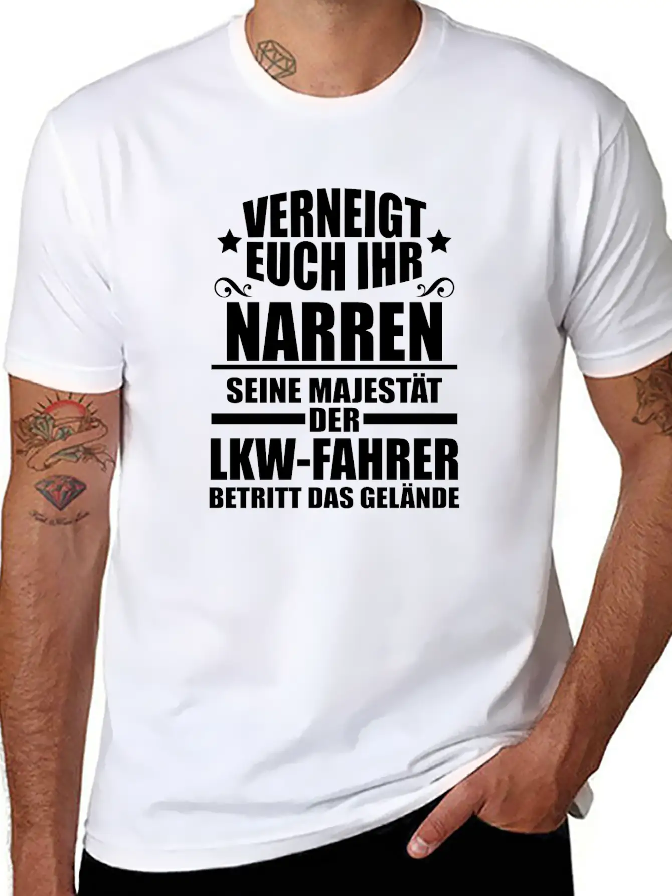 Fool Truck Driver Gift Unisex Short Sleeve Soft Cotton T-Shirt – Casual Everyday Wear