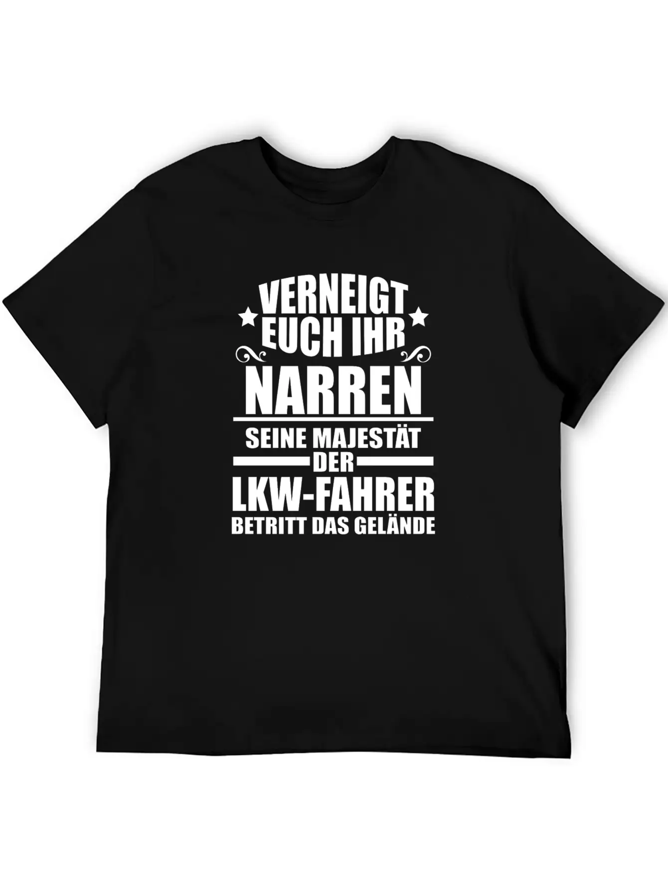 Fool Truck Driver Gift Unisex Short Sleeve Soft Cotton T-Shirt – Casual Everyday Wear