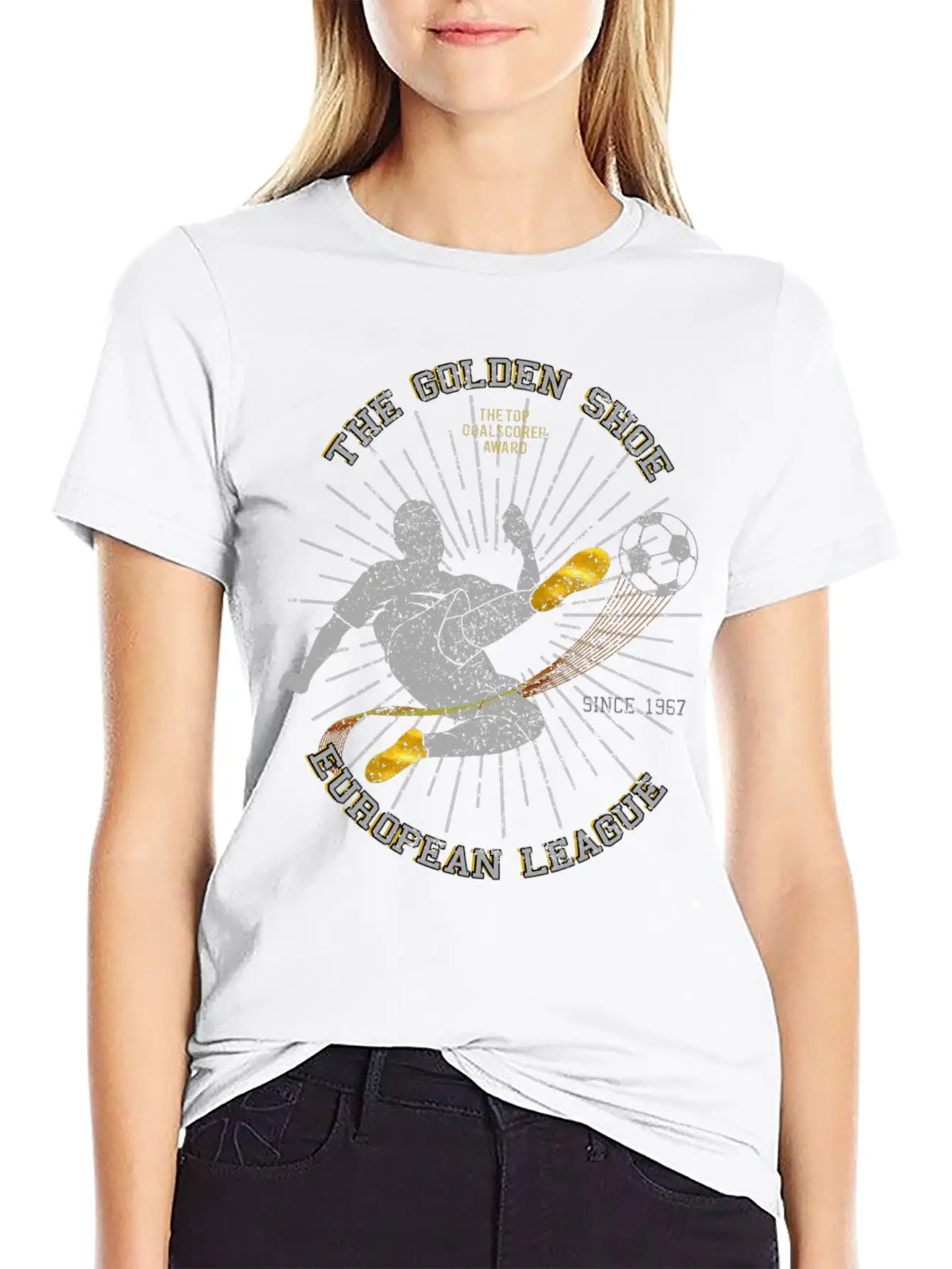 Football Golden Shoe Award Stylish Everyday T-Shirt – Unisex Basic Cotton Tee