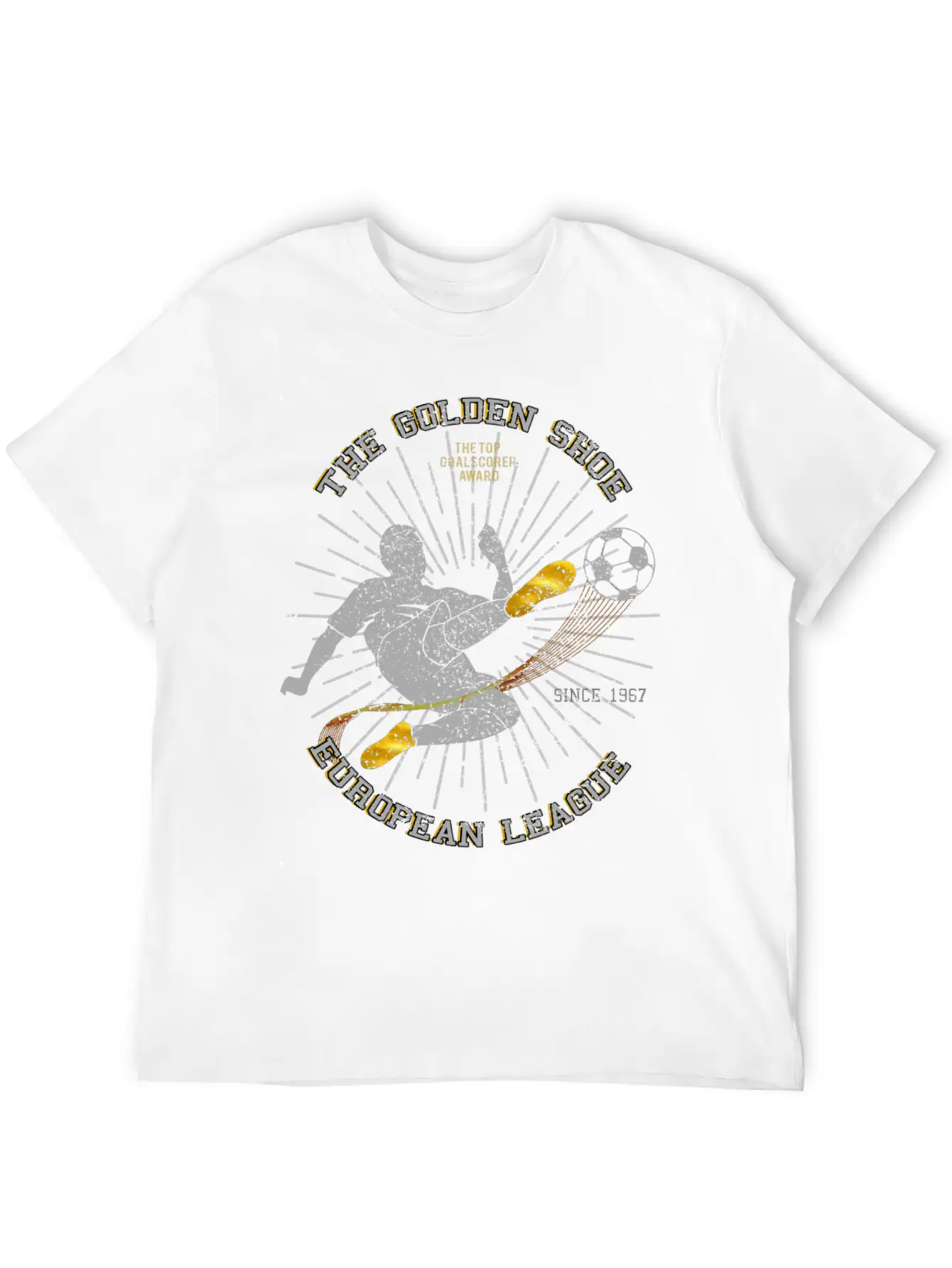 Football Golden Shoe Award Stylish Everyday T-Shirt – Unisex Basic Cotton Tee