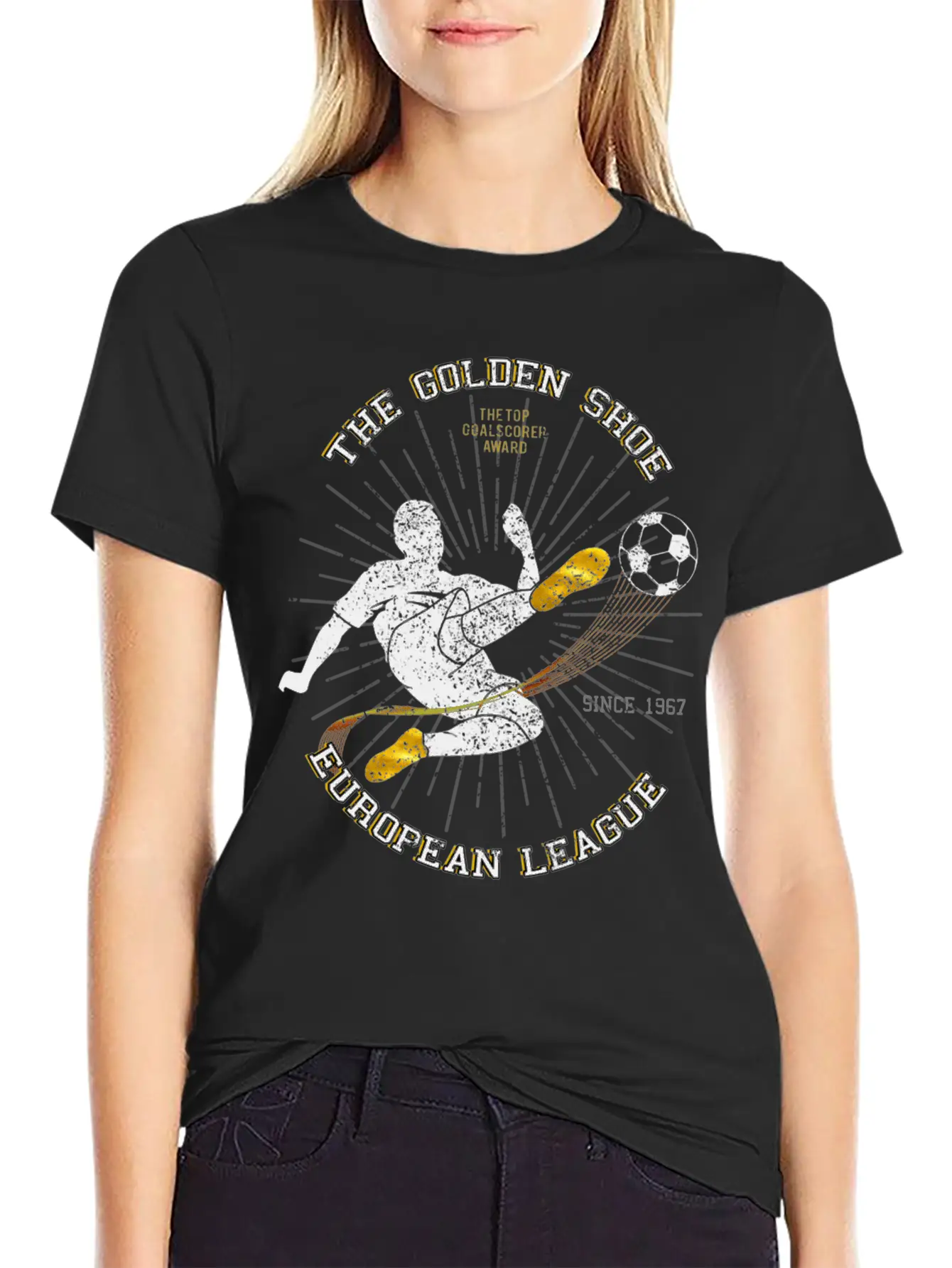 Football Golden Shoe Award Stylish Everyday T-Shirt – Unisex Basic Cotton Tee