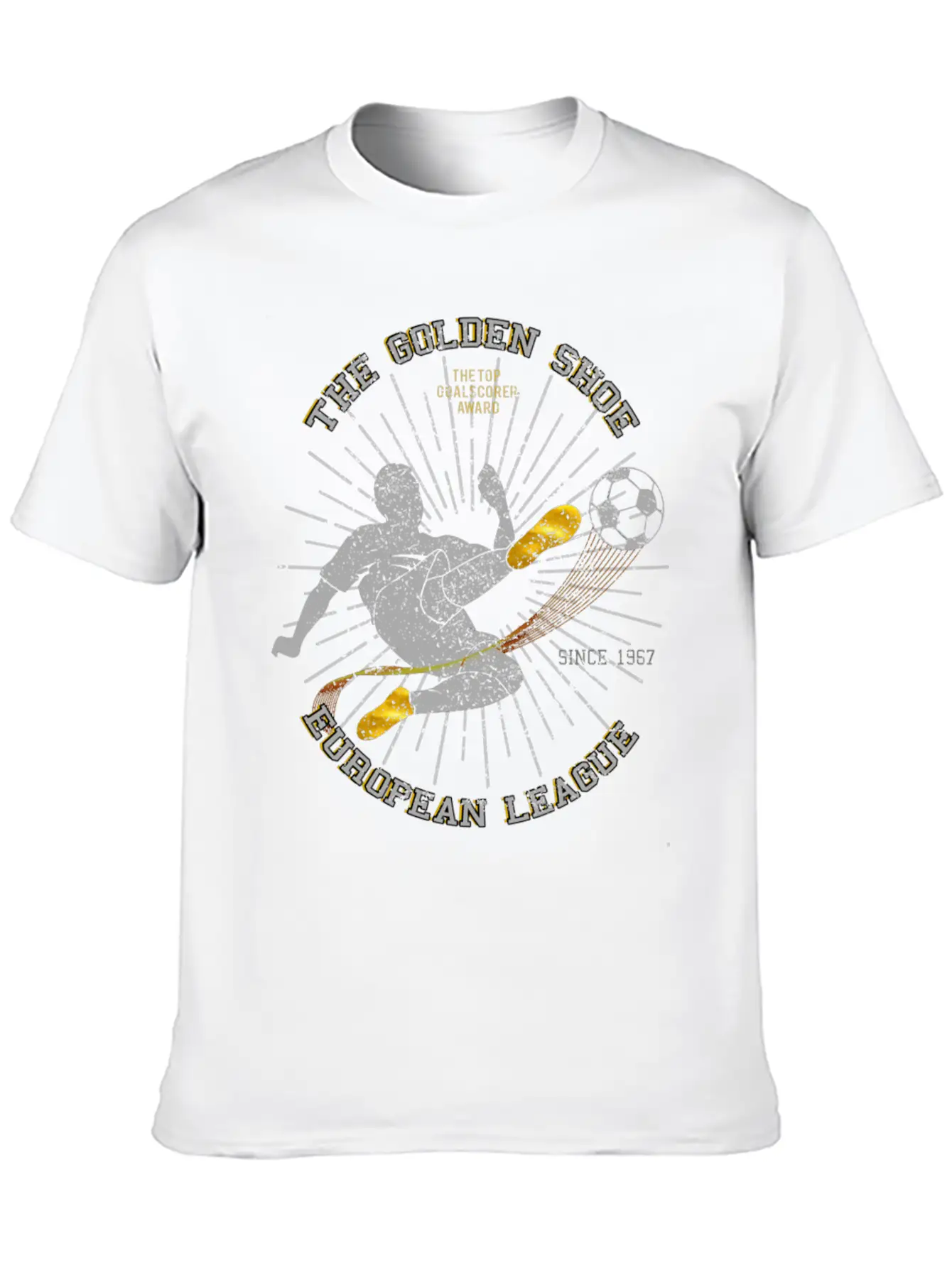 Football Golden Shoe Award Stylish Everyday T-Shirt – Unisex Basic Cotton Tee