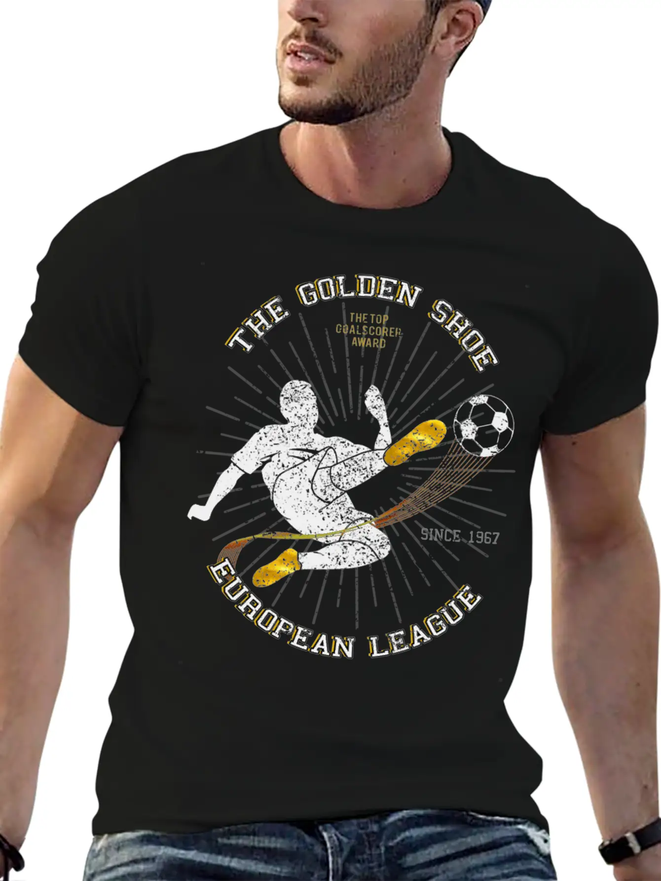 Football Golden Shoe Award Stylish Everyday T-Shirt – Unisex Basic Cotton Tee