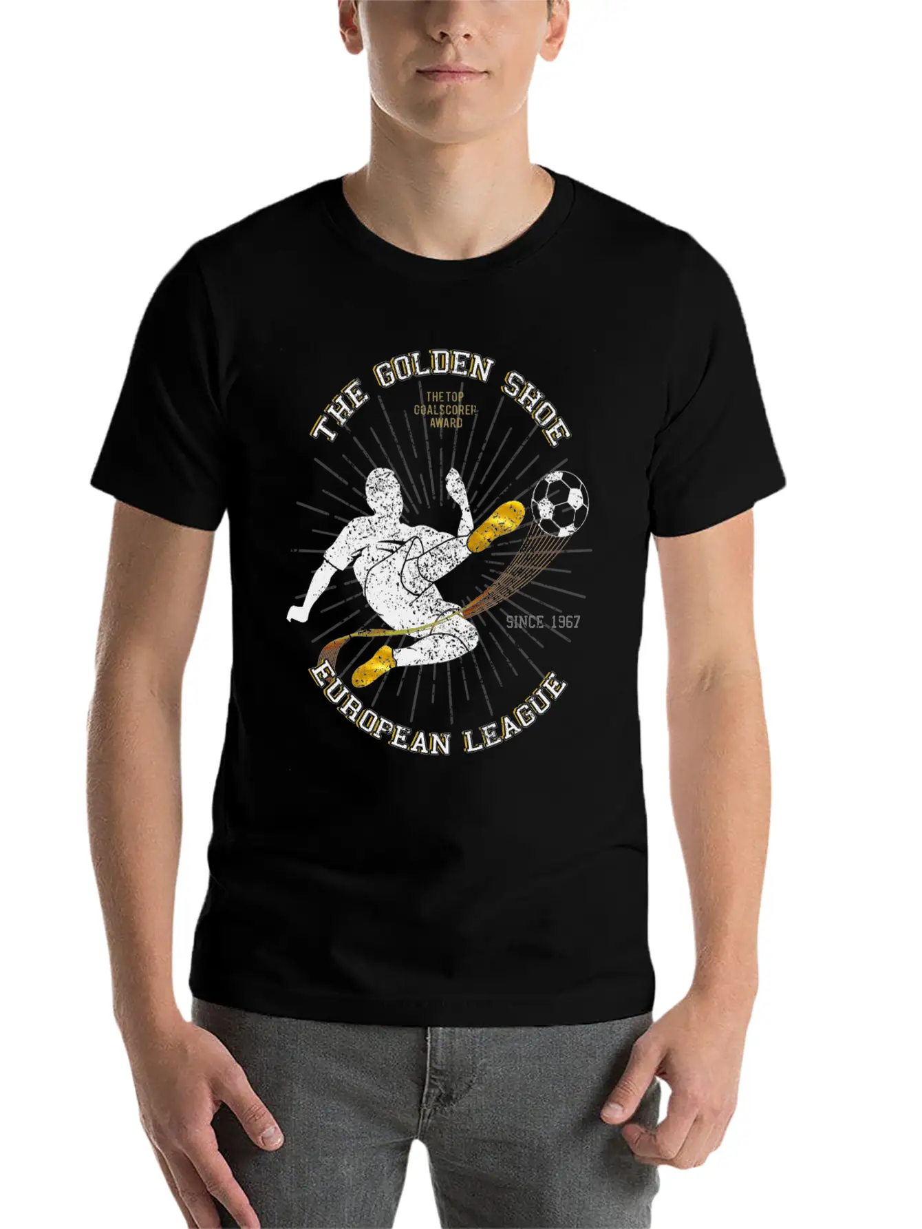 Football Golden Shoe Award Stylish Everyday T-Shirt – Unisex Basic Cotton Tee