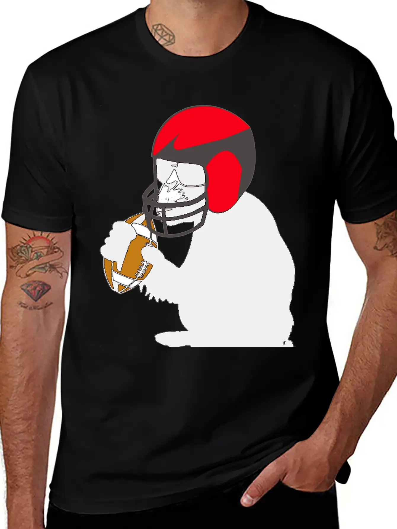 Football Monkey Stylish Everyday T-Shirt – Unisex Basic Cotton Tee