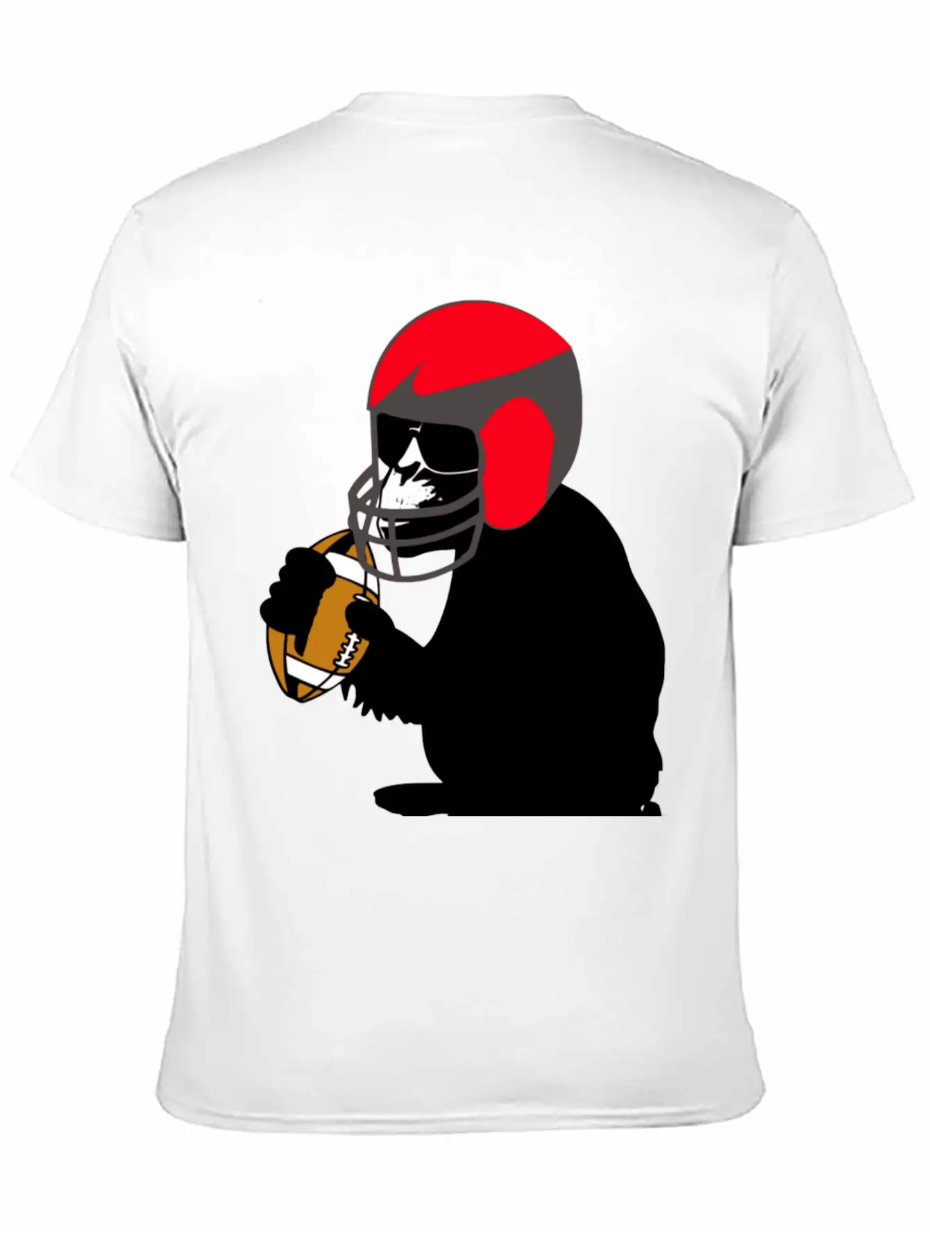 Football Monkey Stylish Everyday T-Shirt – Unisex Basic Cotton Tee