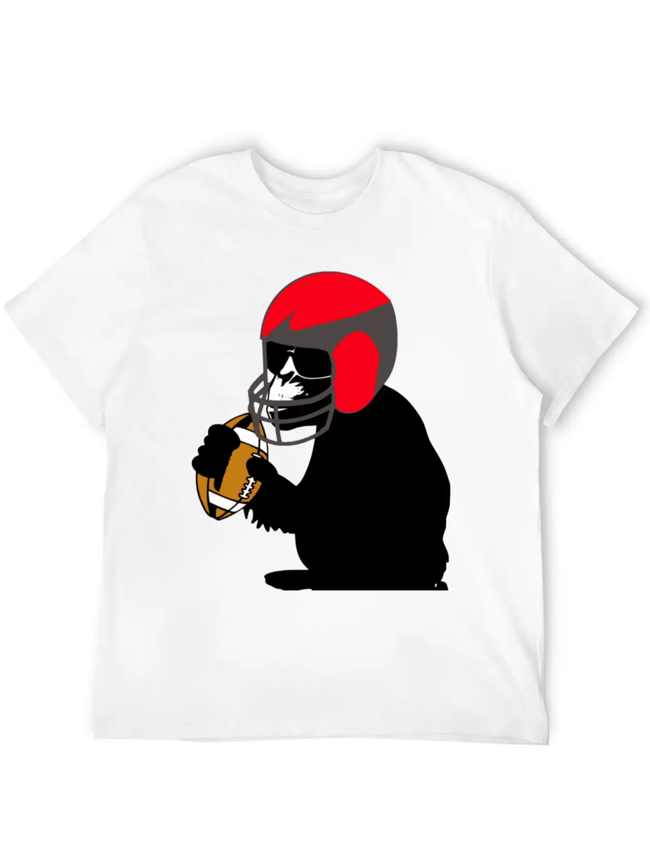 Football Monkey Stylish Everyday T-Shirt – Unisex Basic Cotton Tee