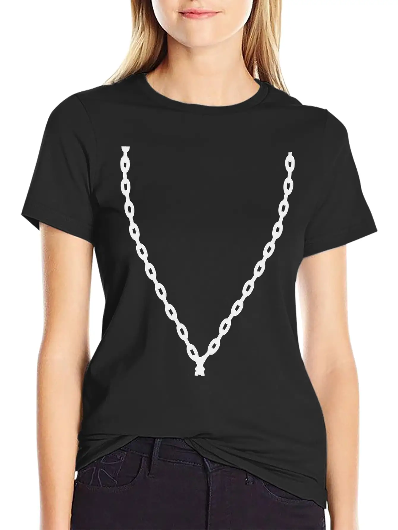 Football Necklace Jewelry Play Kick Goal Shooting Comfortable Minimalist Graphic Tee – Summer Style Essential