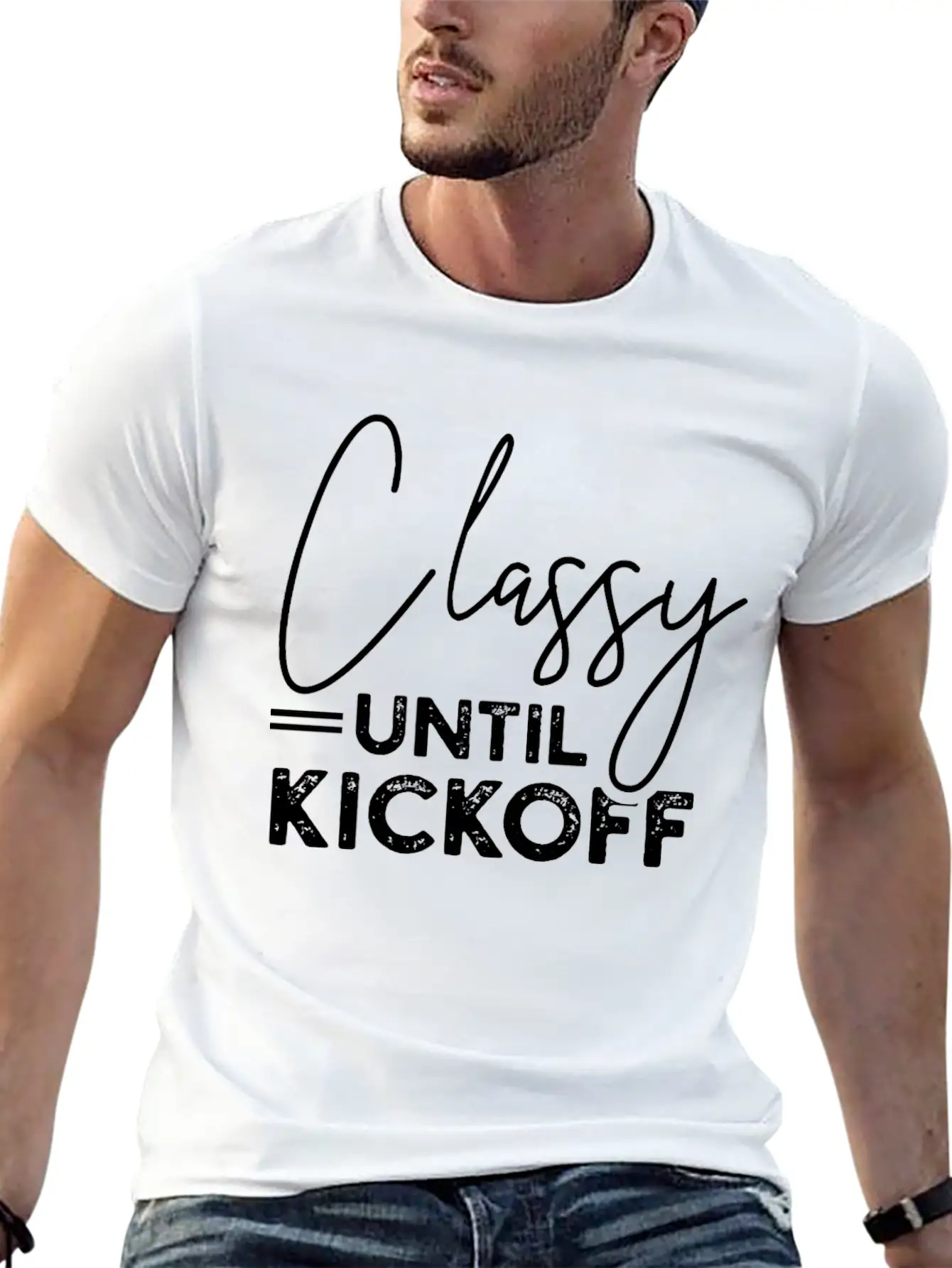 Football Player Sports Fan Timeless Short Sleeve Tee – Comfy And Minimalist Design