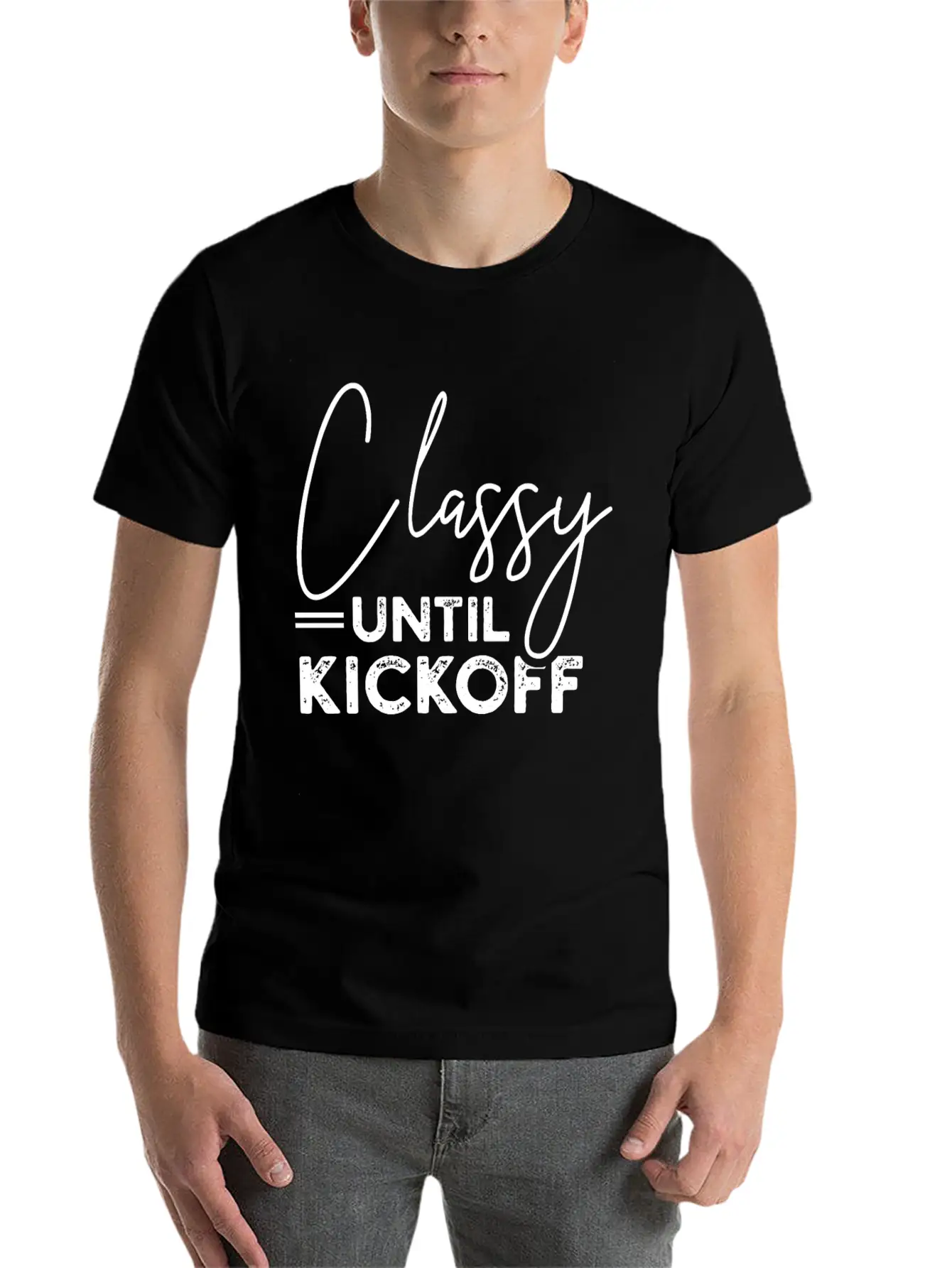 Football Player Sports Fan Timeless Short Sleeve Tee – Comfy And Minimalist Design