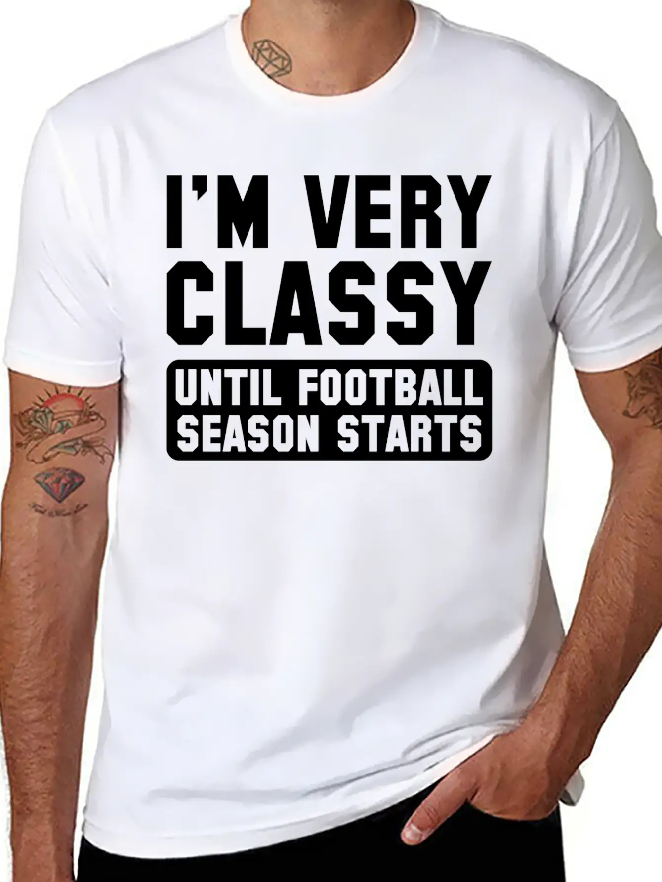 Football Season Classy Timeless Short Sleeve Tee – Comfy And Minimalist Design