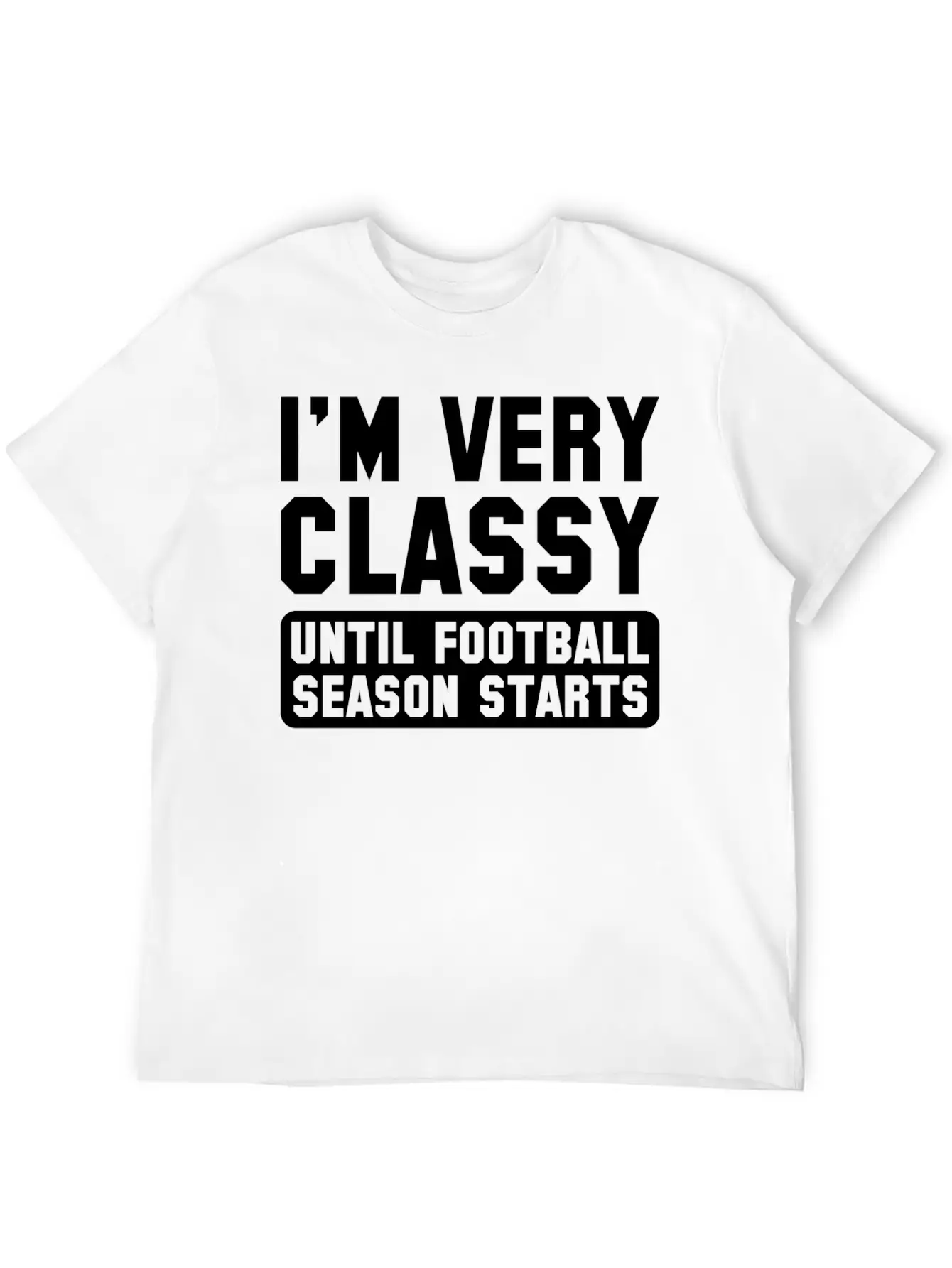 Football Season Classy Timeless Short Sleeve Tee – Comfy And Minimalist Design