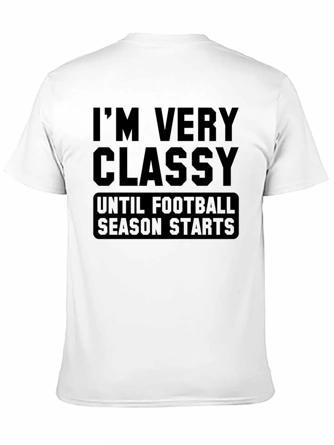 Football Season Classy Timeless Short Sleeve Tee – Comfy And Minimalist Design