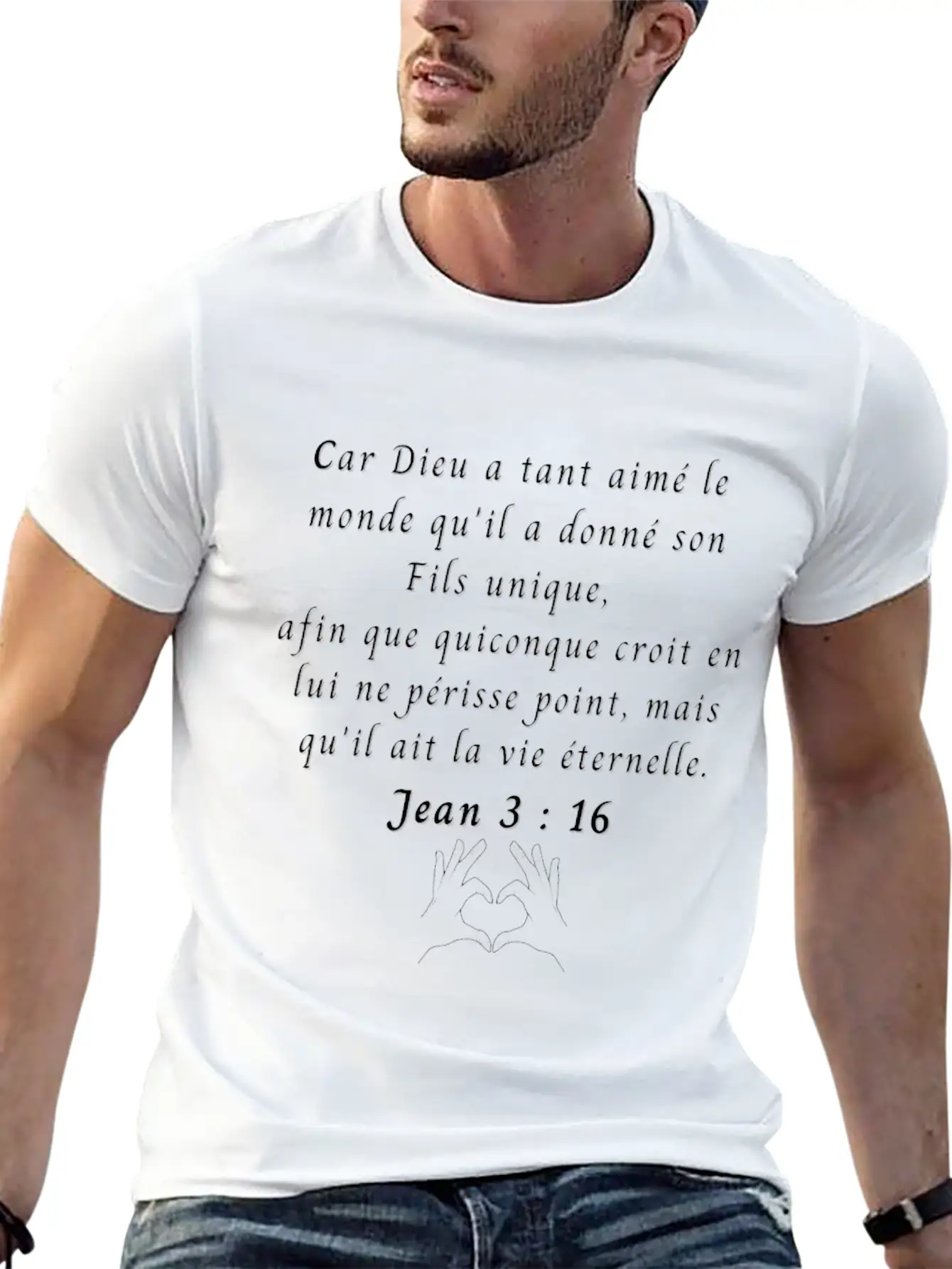 For God Loved The World So Much... Unisex Short Sleeve Soft Cotton T-Shirt – Casual Everyday Wear