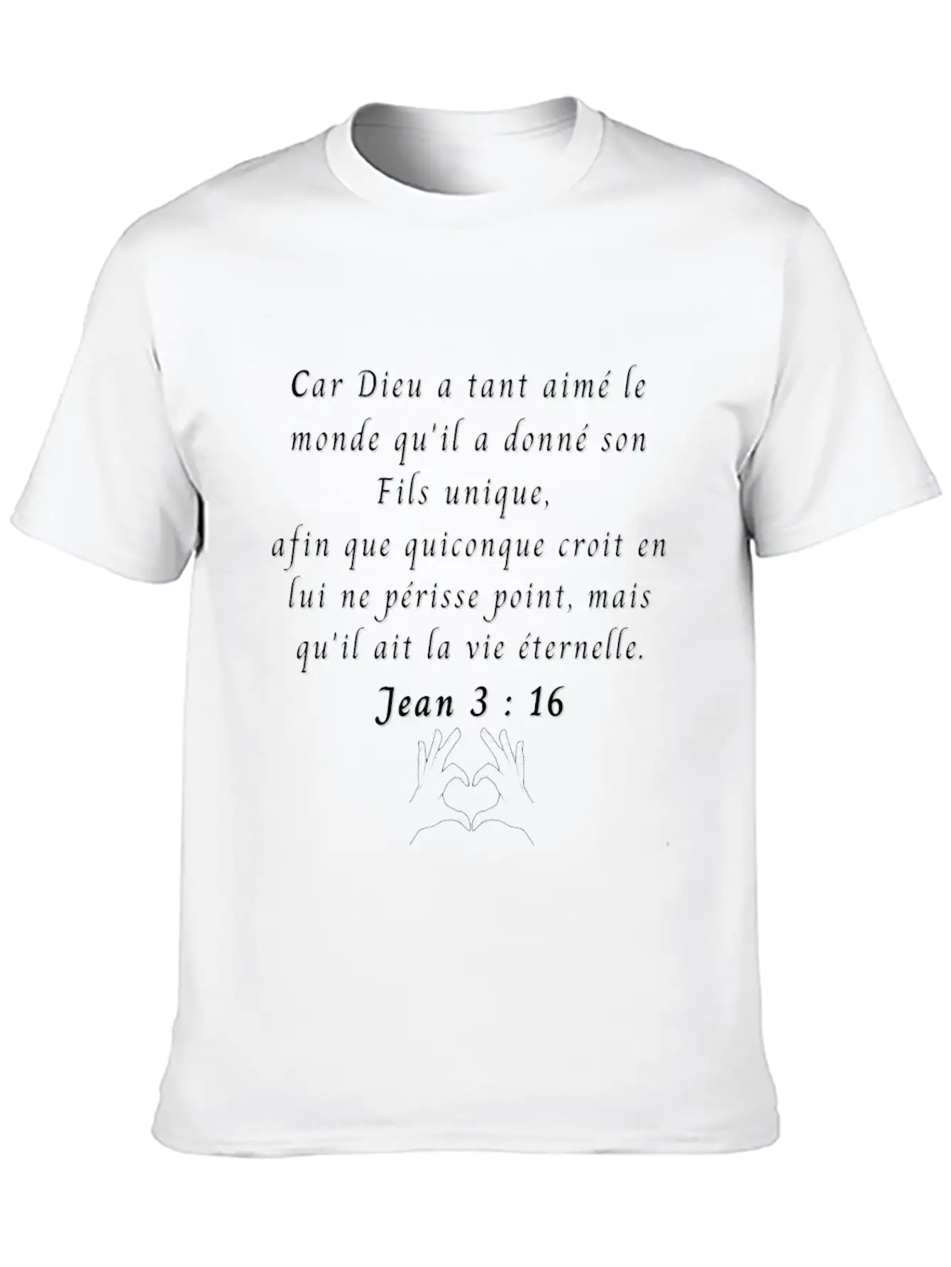 For God Loved The World So Much... Unisex Short Sleeve Soft Cotton T-Shirt – Casual Everyday Wear
