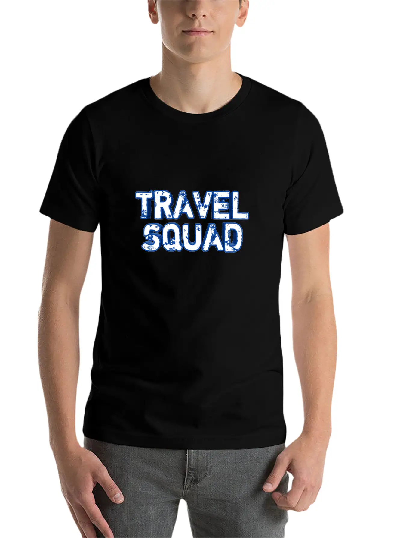 For Travelers- Travel Squad Unisex Short Sleeve Soft Cotton T-Shirt – Casual Everyday Wear