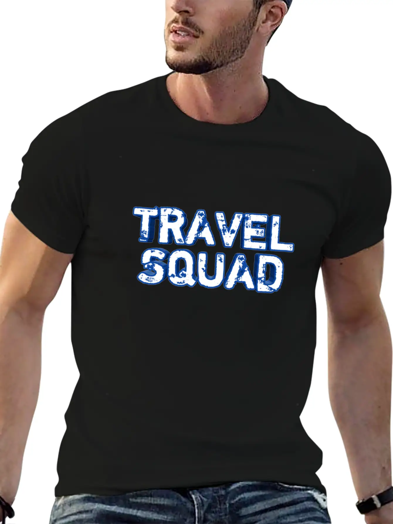 For Travelers- Travel Squad Unisex Short Sleeve Soft Cotton T-Shirt – Casual Everyday Wear