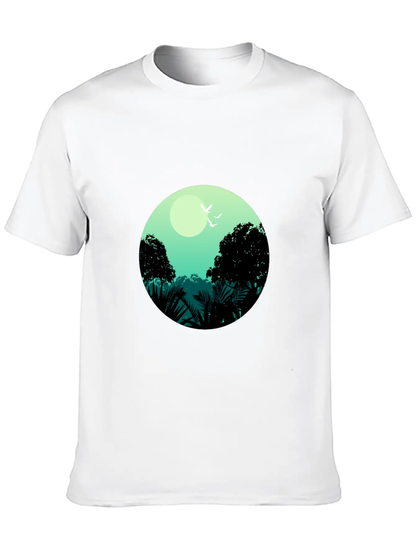 Forest Gift Wilderness Unisex Short Sleeve Soft Cotton T-Shirt – Casual Everyday Wear