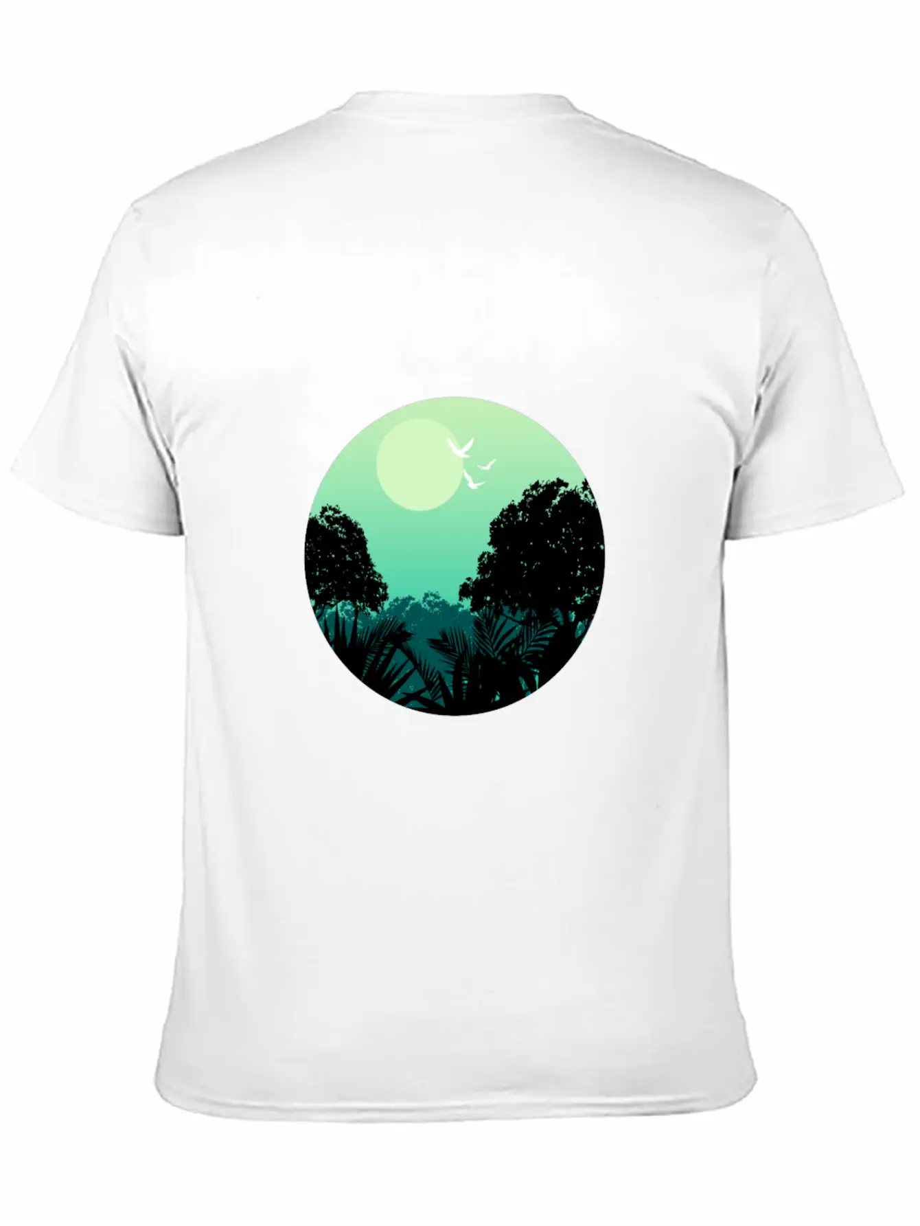 Forest Gift Wilderness Unisex Short Sleeve Soft Cotton T-Shirt – Casual Everyday Wear