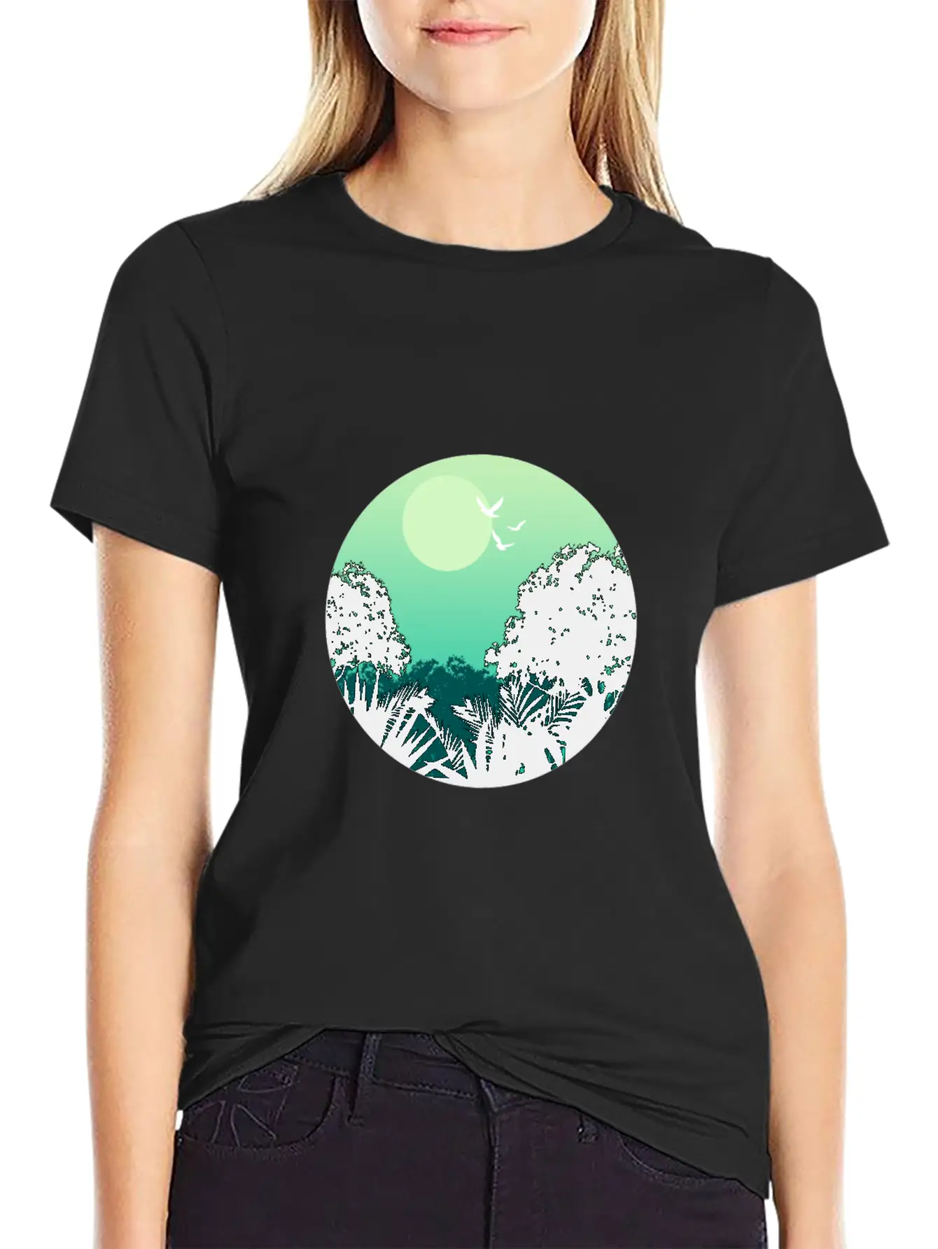 Forest Gift Wilderness Unisex Short Sleeve Soft Cotton T-Shirt – Casual Everyday Wear