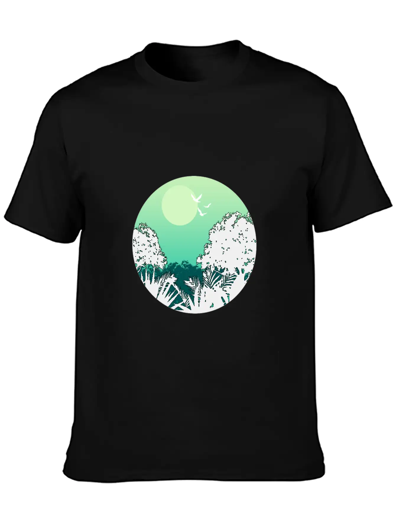 Forest Gift Wilderness Unisex Short Sleeve Soft Cotton T-Shirt – Casual Everyday Wear