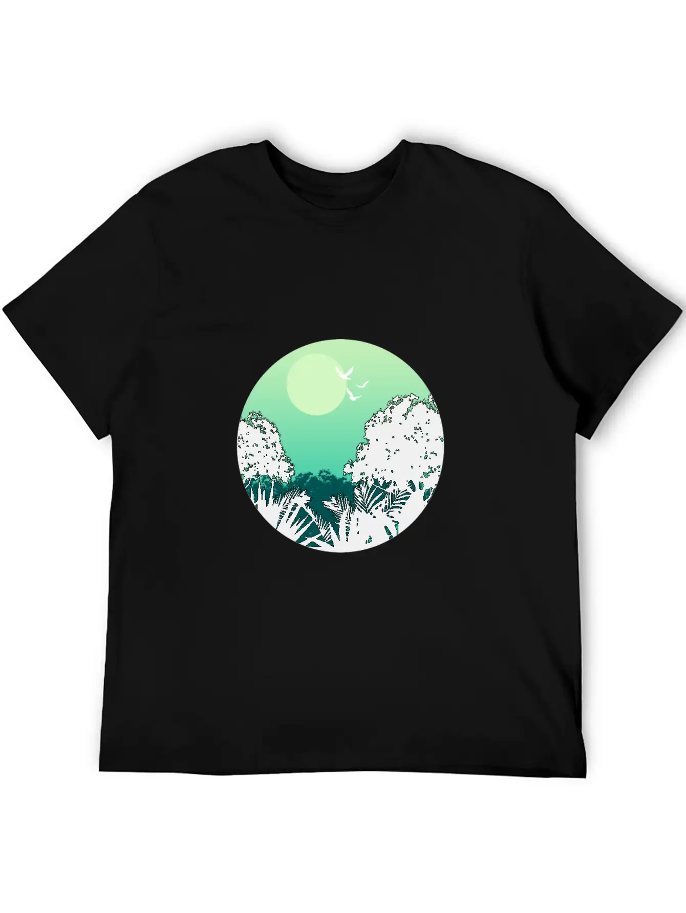 Forest Gift Wilderness Unisex Short Sleeve Soft Cotton T-Shirt – Casual Everyday Wear