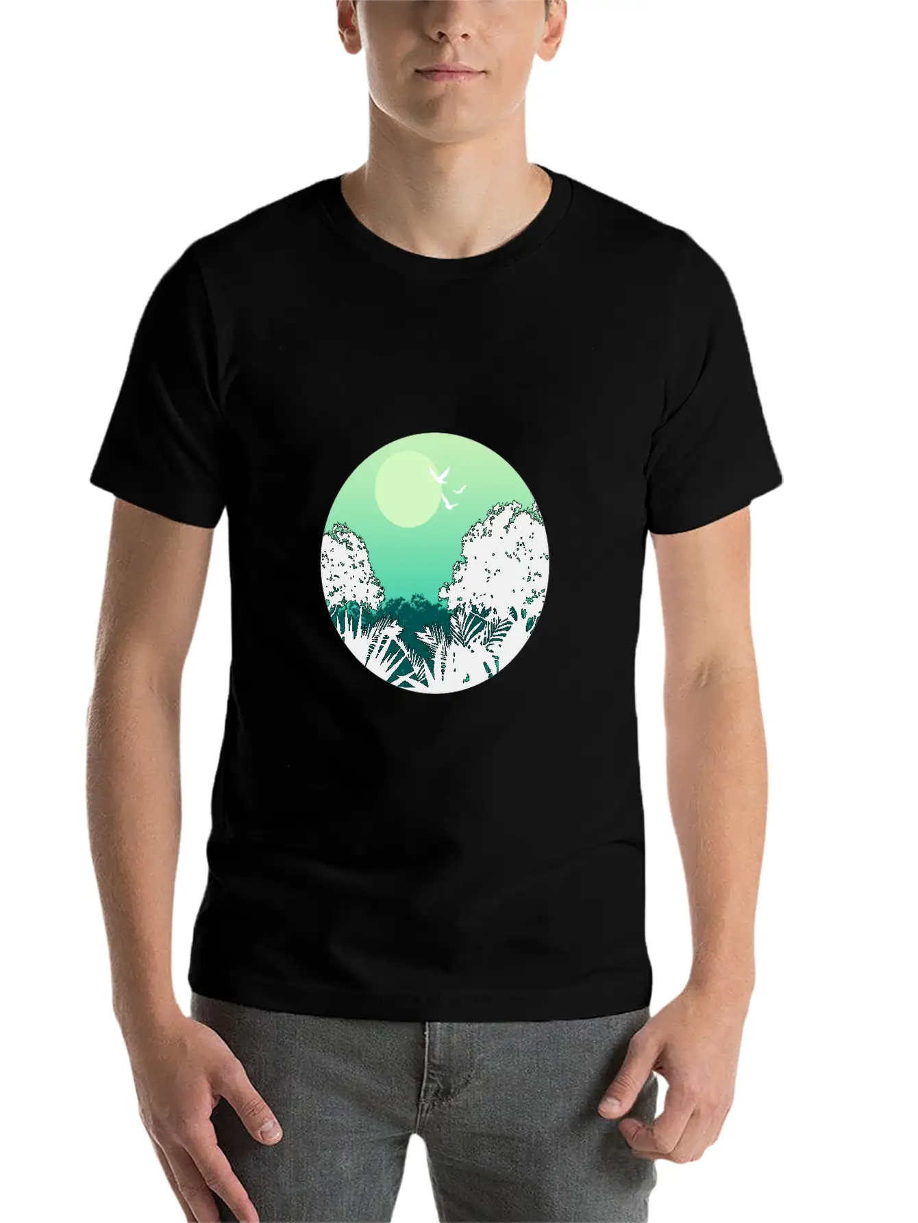 Forest Gift Wilderness Unisex Short Sleeve Soft Cotton T-Shirt – Casual Everyday Wear