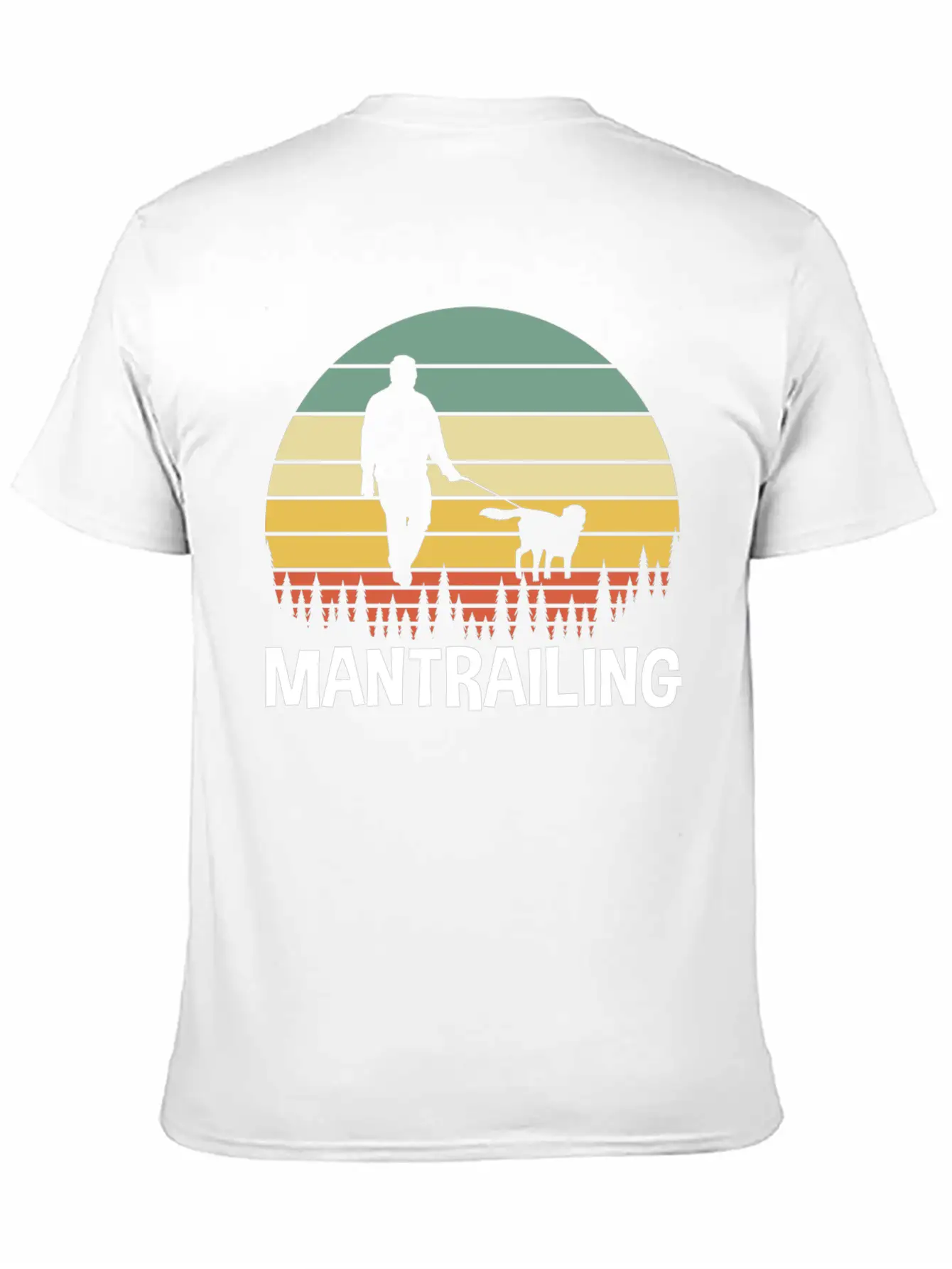 Forest Mantrailer Mantrailing Timeless Short Sleeve Tee – Comfy And Minimalist Design