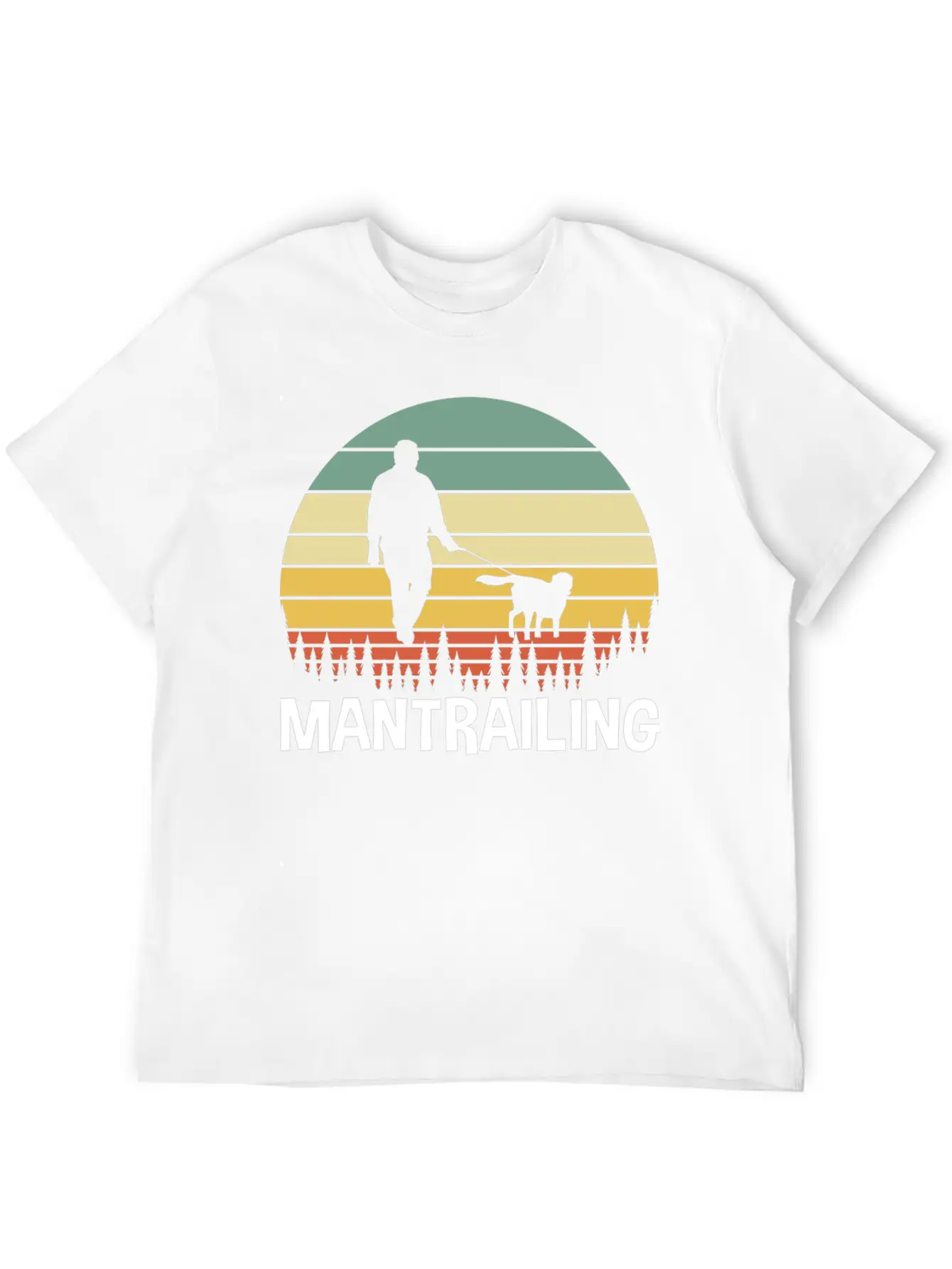 Forest Mantrailer Mantrailing Timeless Short Sleeve Tee – Comfy And Minimalist Design